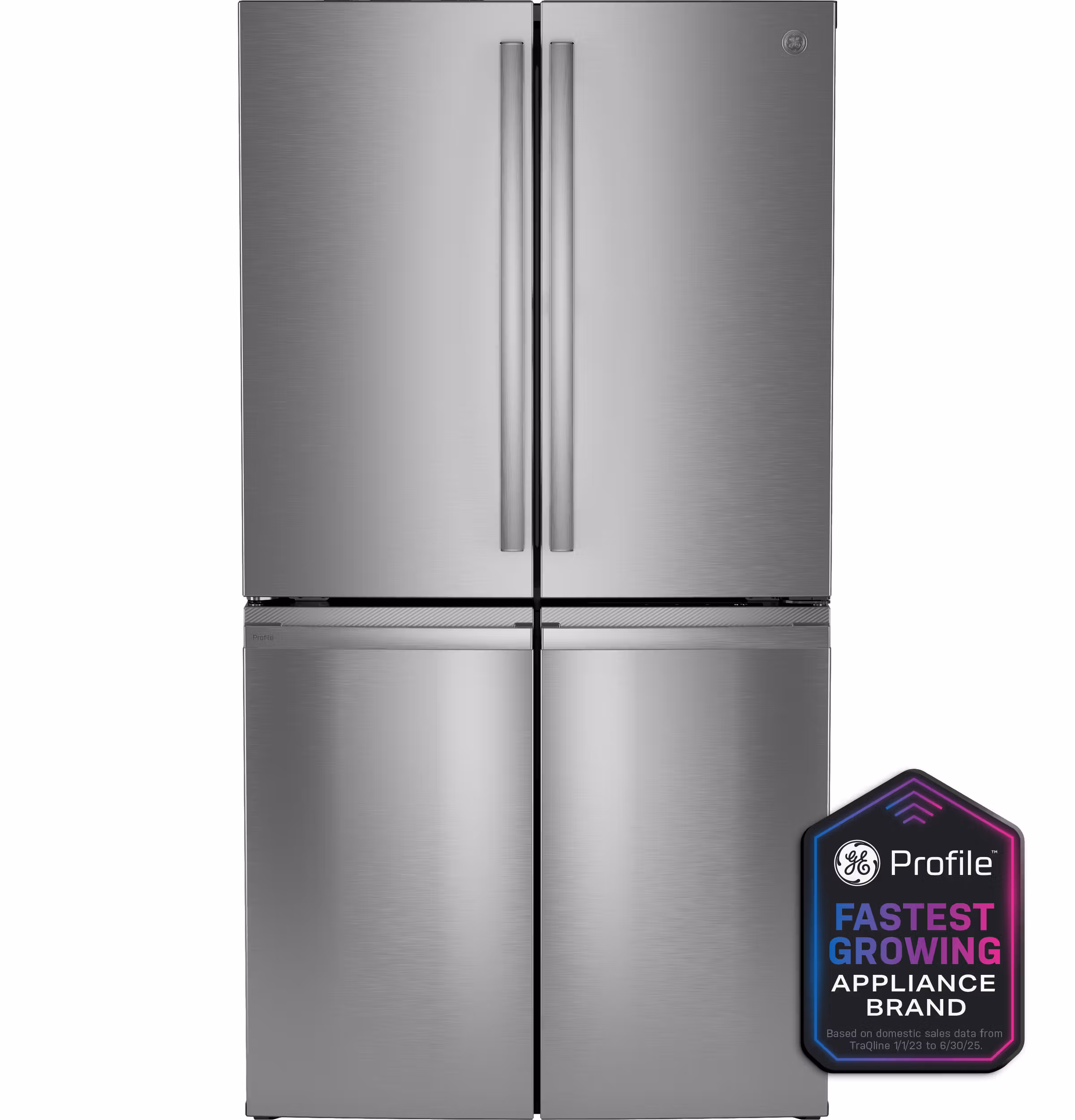 GE Profile™ ENERGY STAR® 28.3 Cu. Ft. Quad-Door Refrigerator with Dual-Dispense AutoFill Pitcher