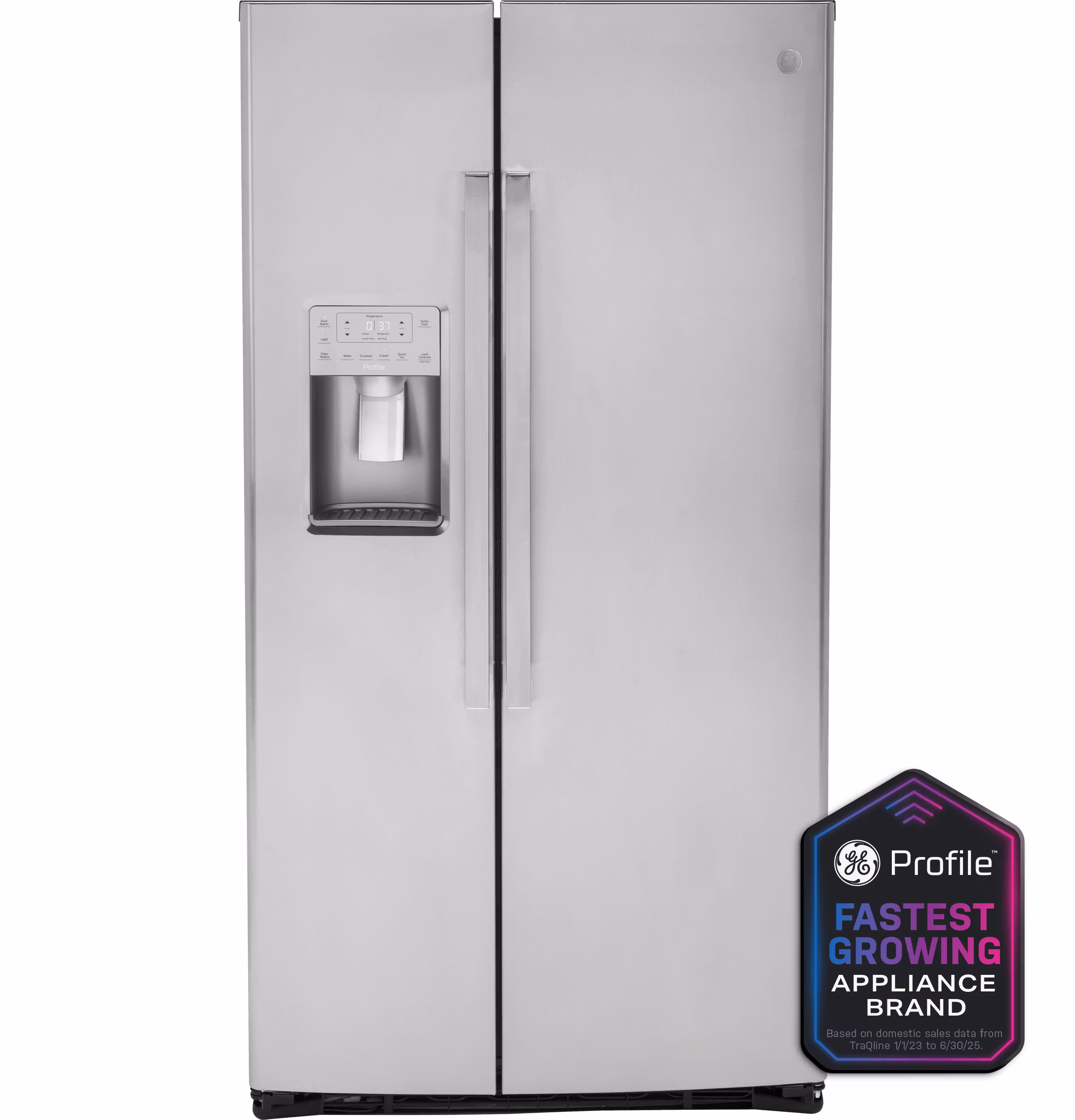 GE Profile™ 21.9 Cu. Ft. Counter-Depth Side-By-Side Refrigerator