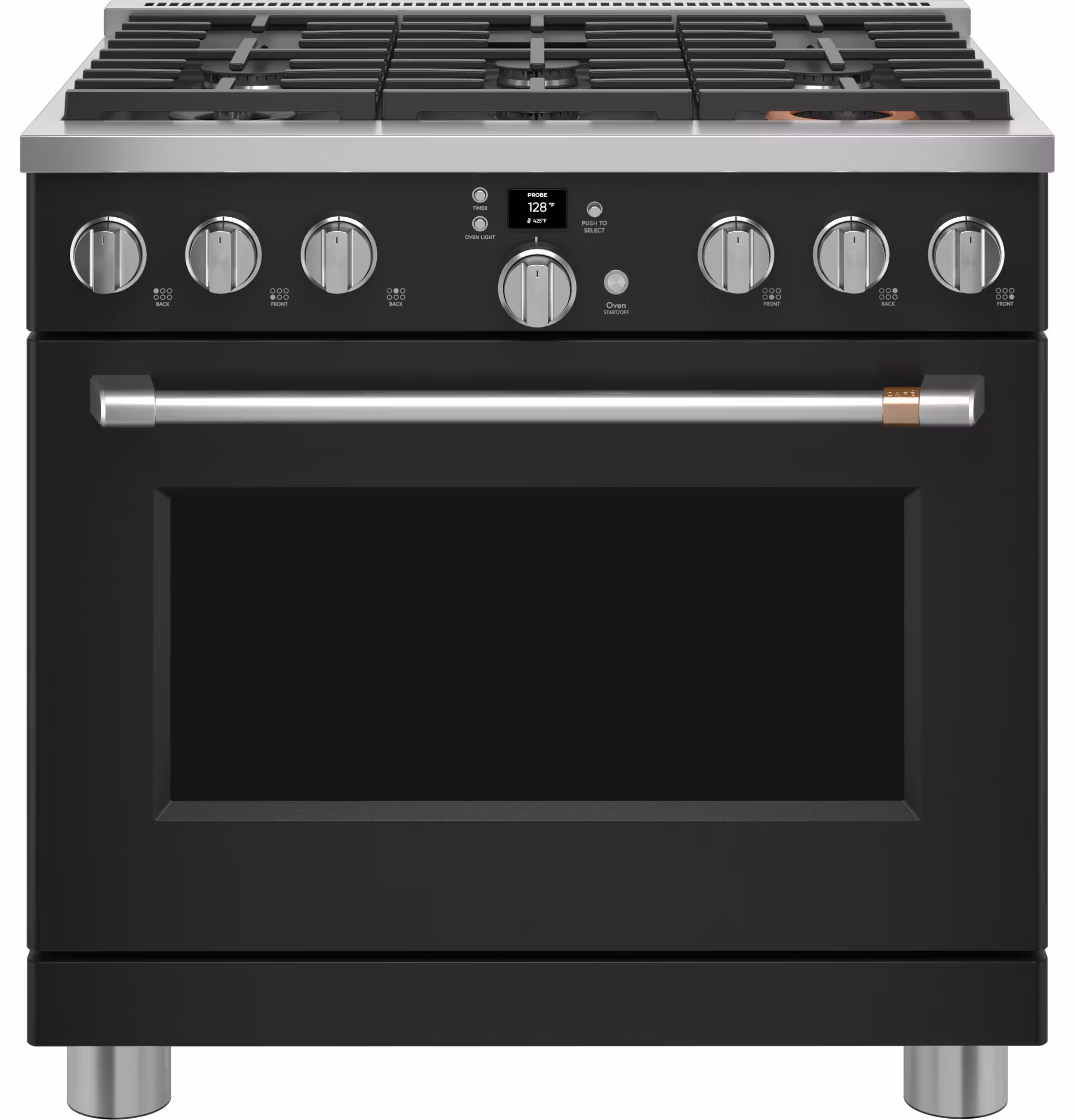 CAFÉ 36" Smart All-Gas Commercial-Style Range with 6 Burners (Natural Gas)
