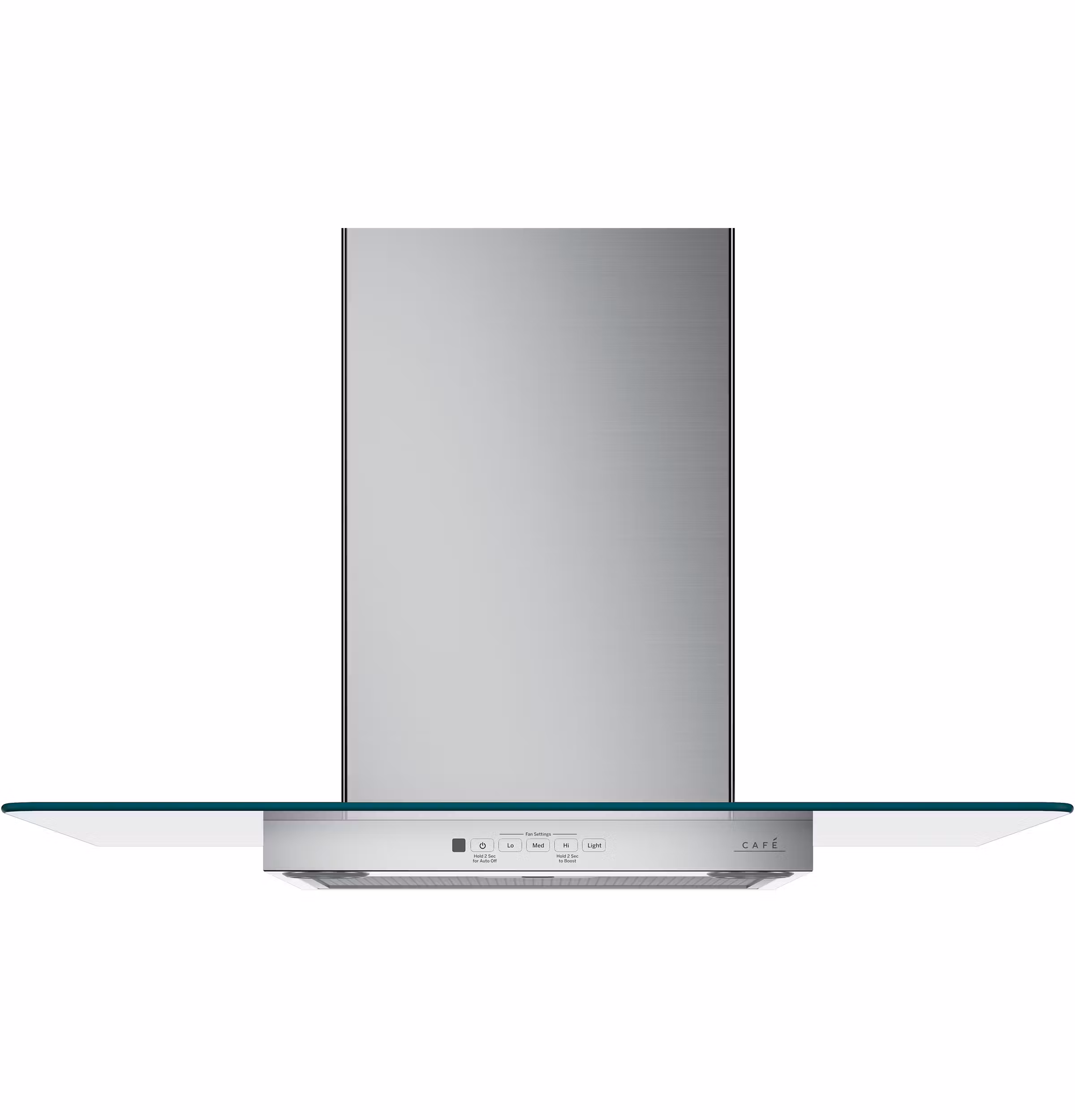 CAF(EBACK)(TM) 30" Wall-Mount Glass Canopy Chimney Hood