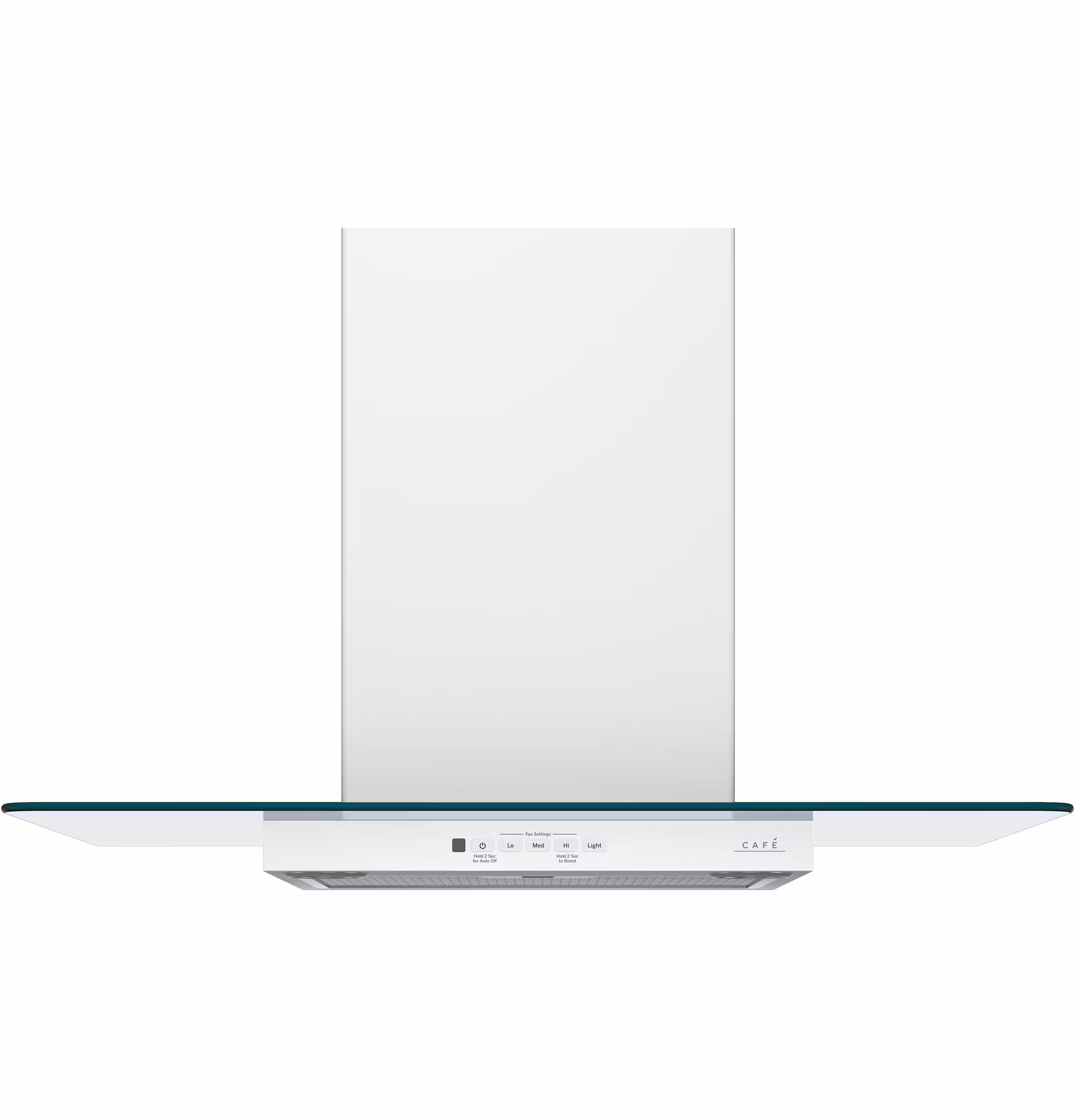 CAF(EBACK)(TM) 30" Wall-Mount Glass Canopy Chimney Hood