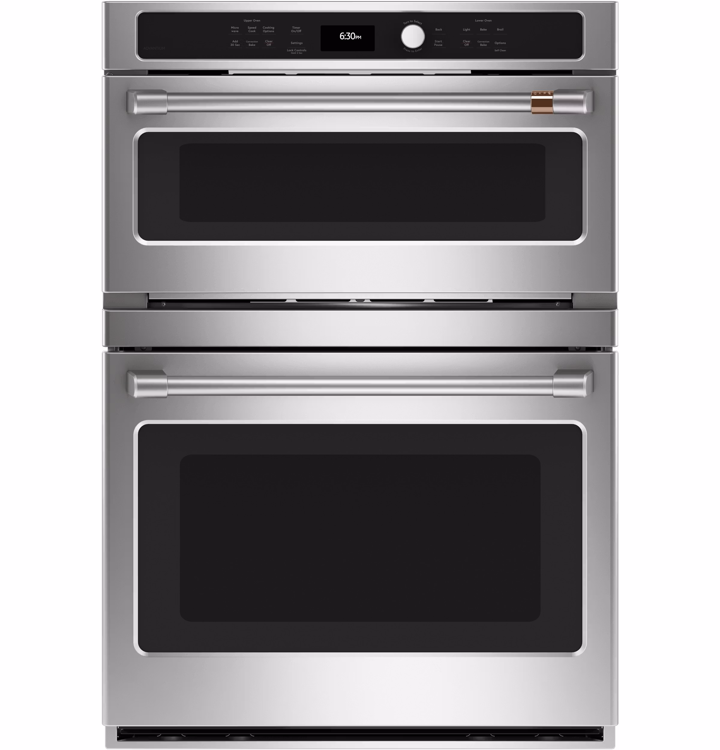CAF(EBACK)(TM) 30 in. Combination Double Wall Oven with Convection and Advantium(R) Technology