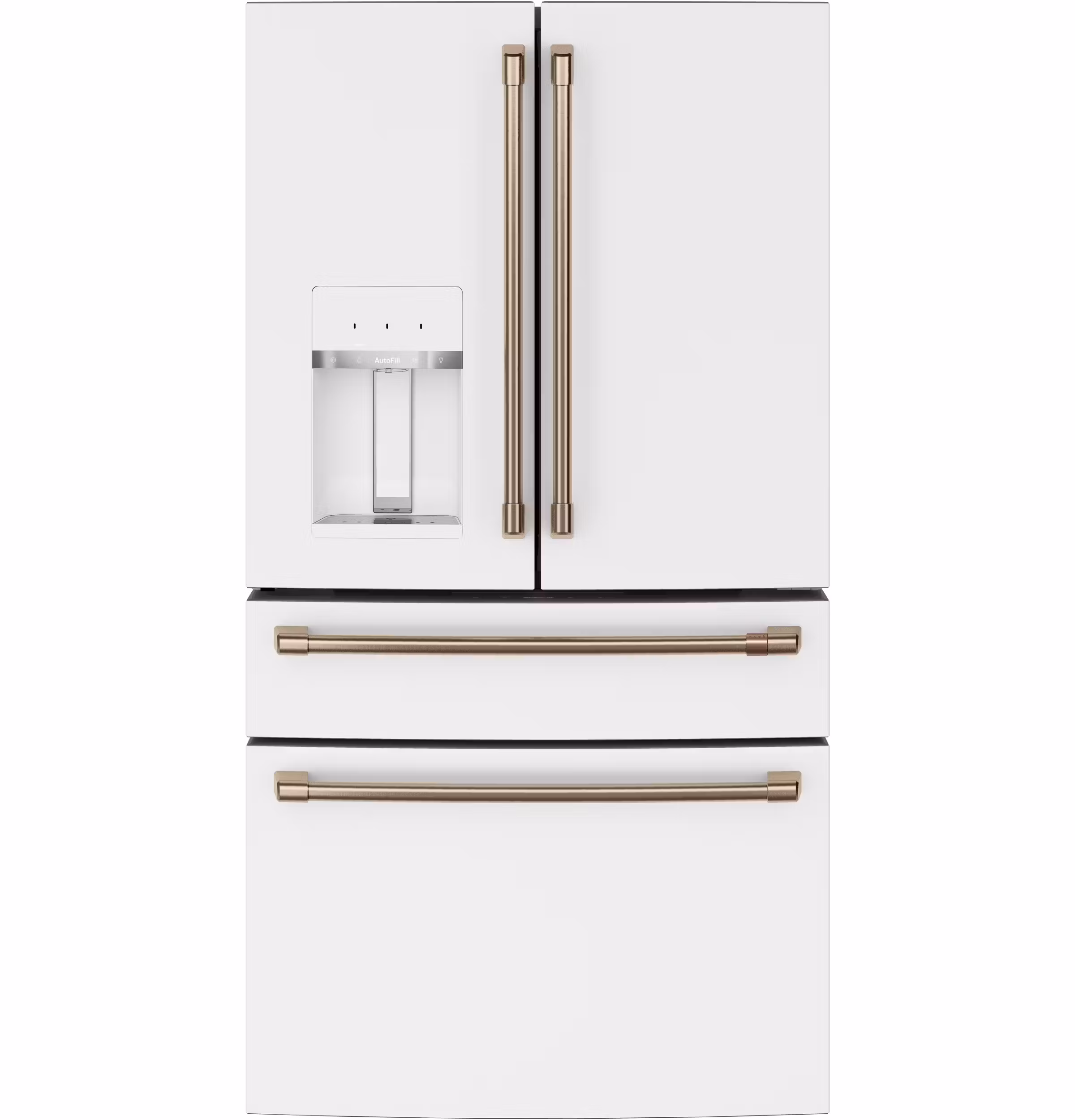 CAF(EBACK)(TM) ENERGY STAR 22.3 Cu. Ft. Smart Counter-Depth 4-Door French-Door Refrigerator