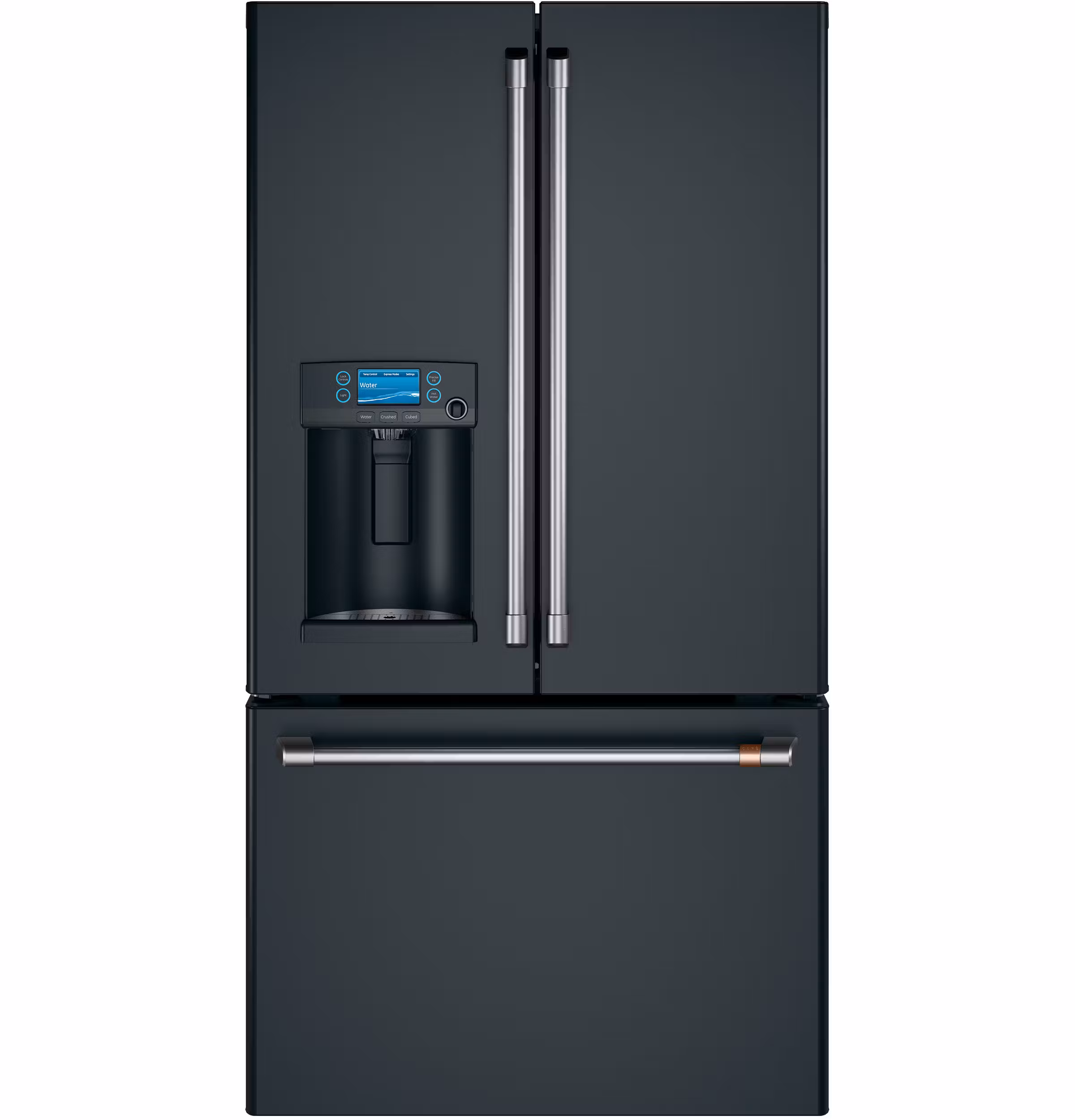 CAF(EBACK)(TM) ENERGY STAR(R) 22.1 Cu. Ft. Smart Counter-Depth French-Door Refrigerator with Hot Water Dispenser