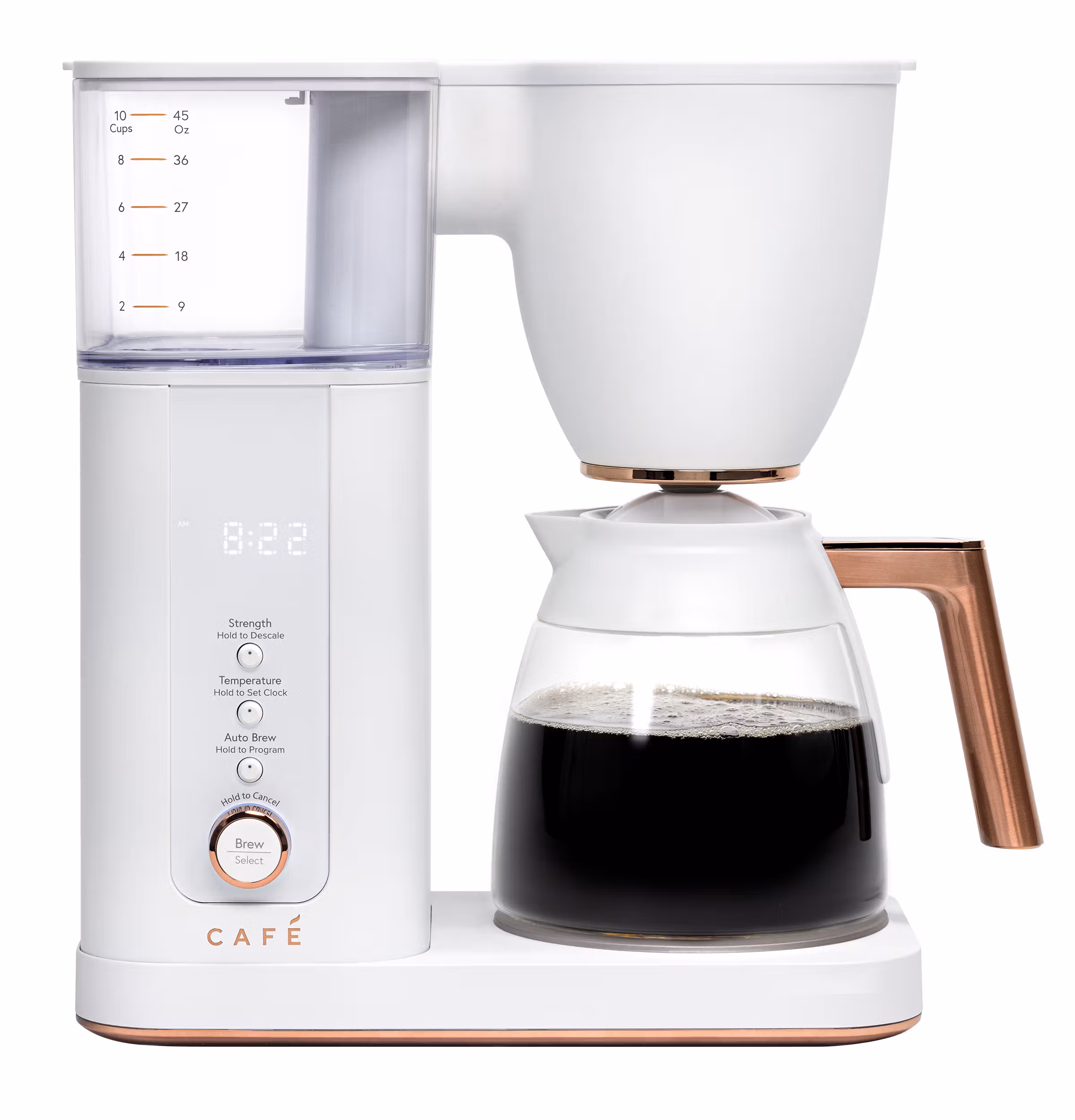 CAF(EBACK)(TM) Specialty Drip Coffee Maker with Glass Carafe
