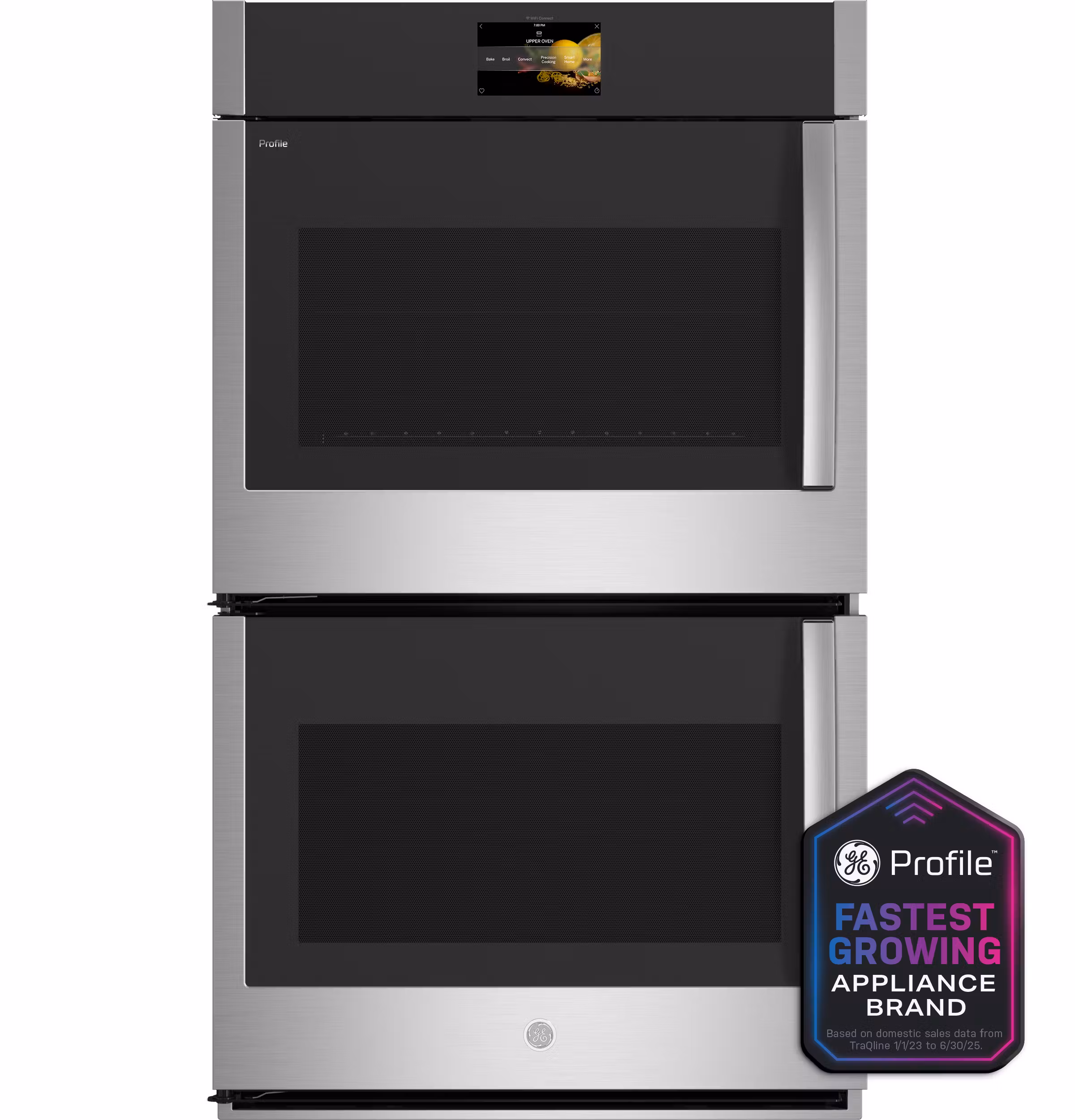 GE Profile(TM) 30" Smart Built-In Convection Double Wall Oven with Left-Hand Side-Swing Doors