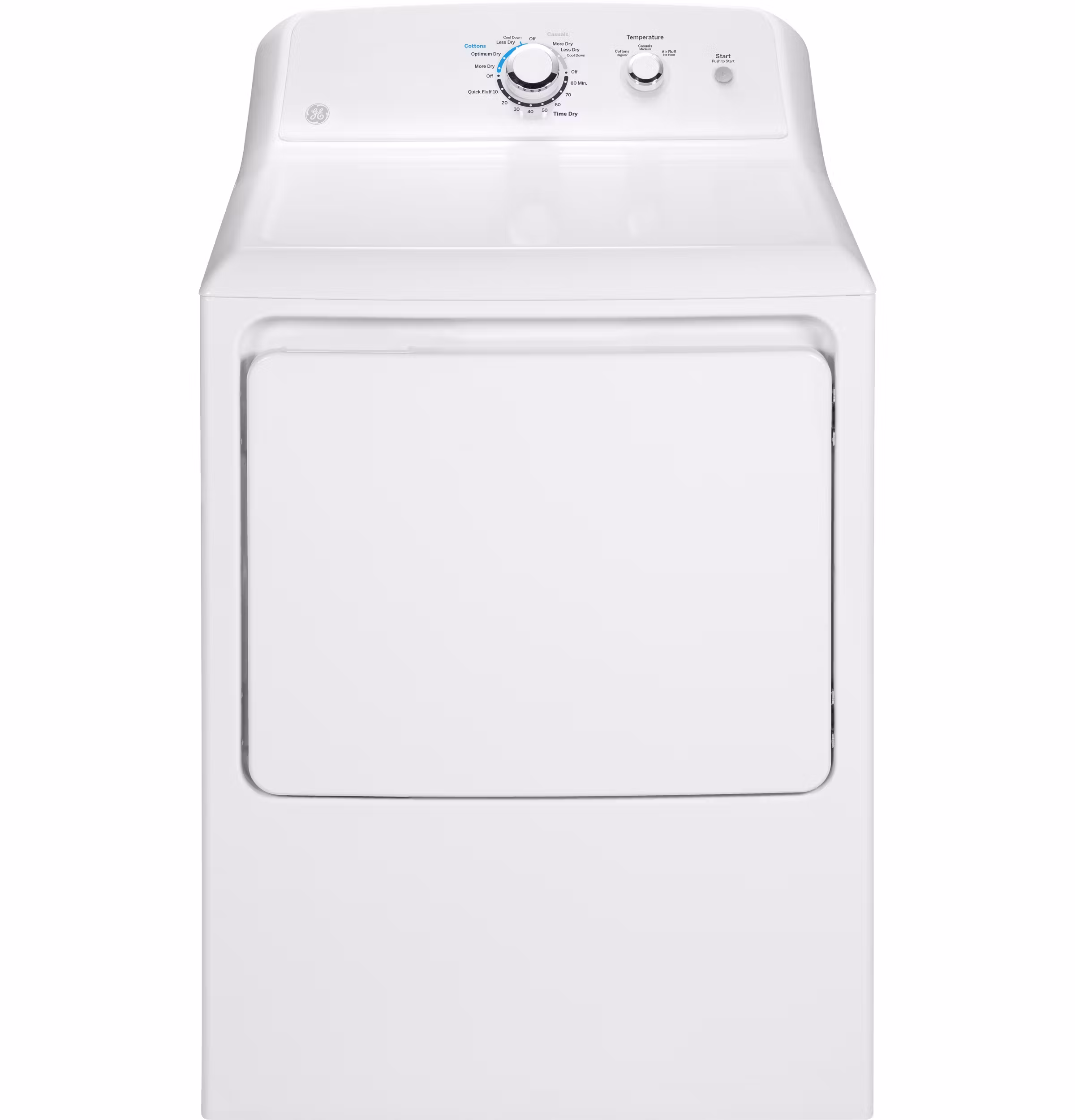 GE 6.2 cu. ft. Capacity Gas Dryer with Up To 120 ft. Venting and Shallow Depth