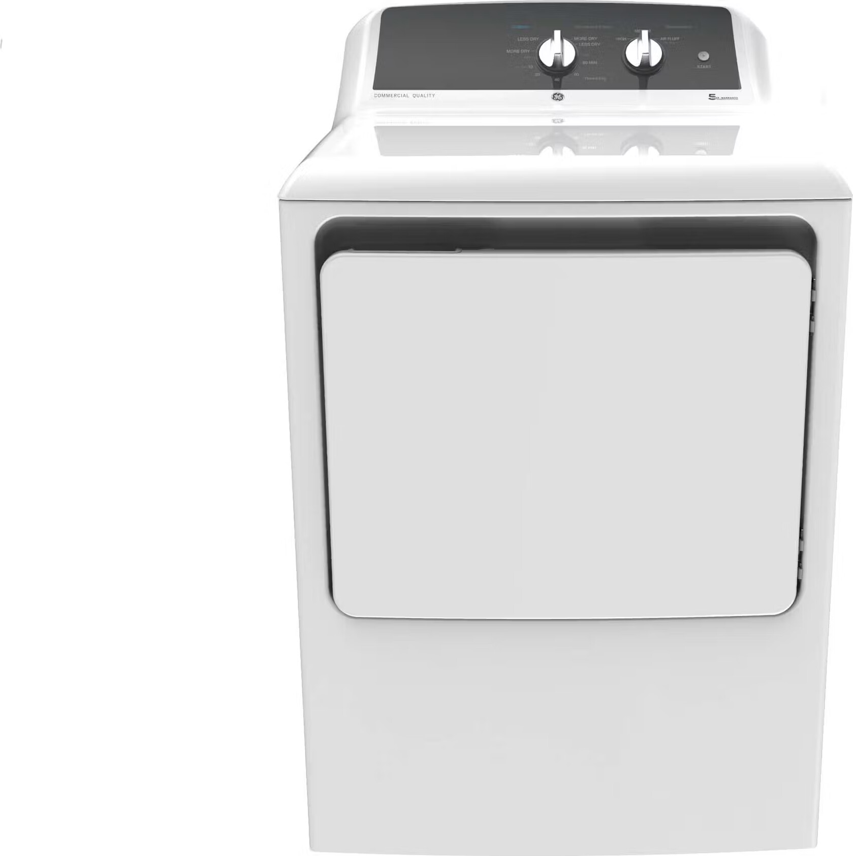 GE 6.2 cu. ft. Capacity Gas Dryer with Up To 120 ft. Venting