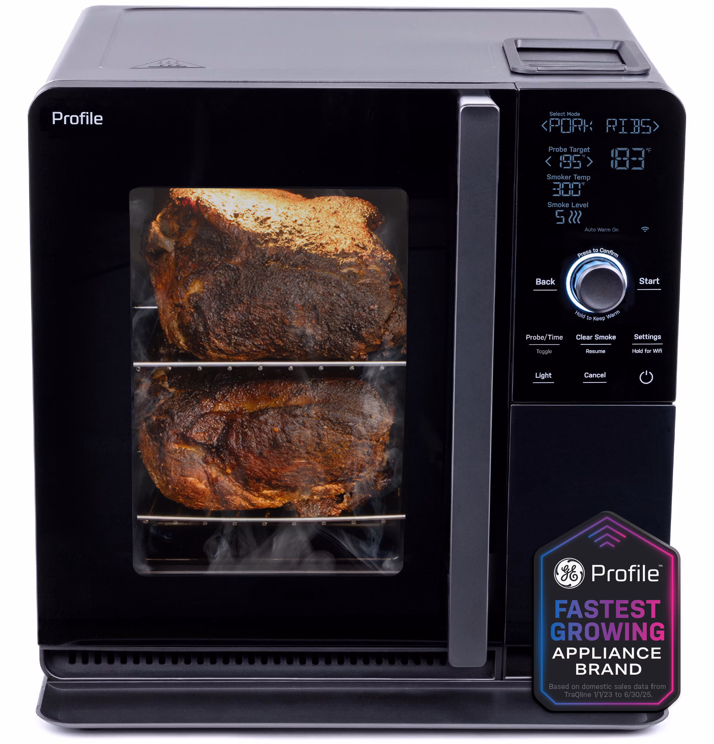 GE Profile(TM) Smart Indoor Pellet Smoker