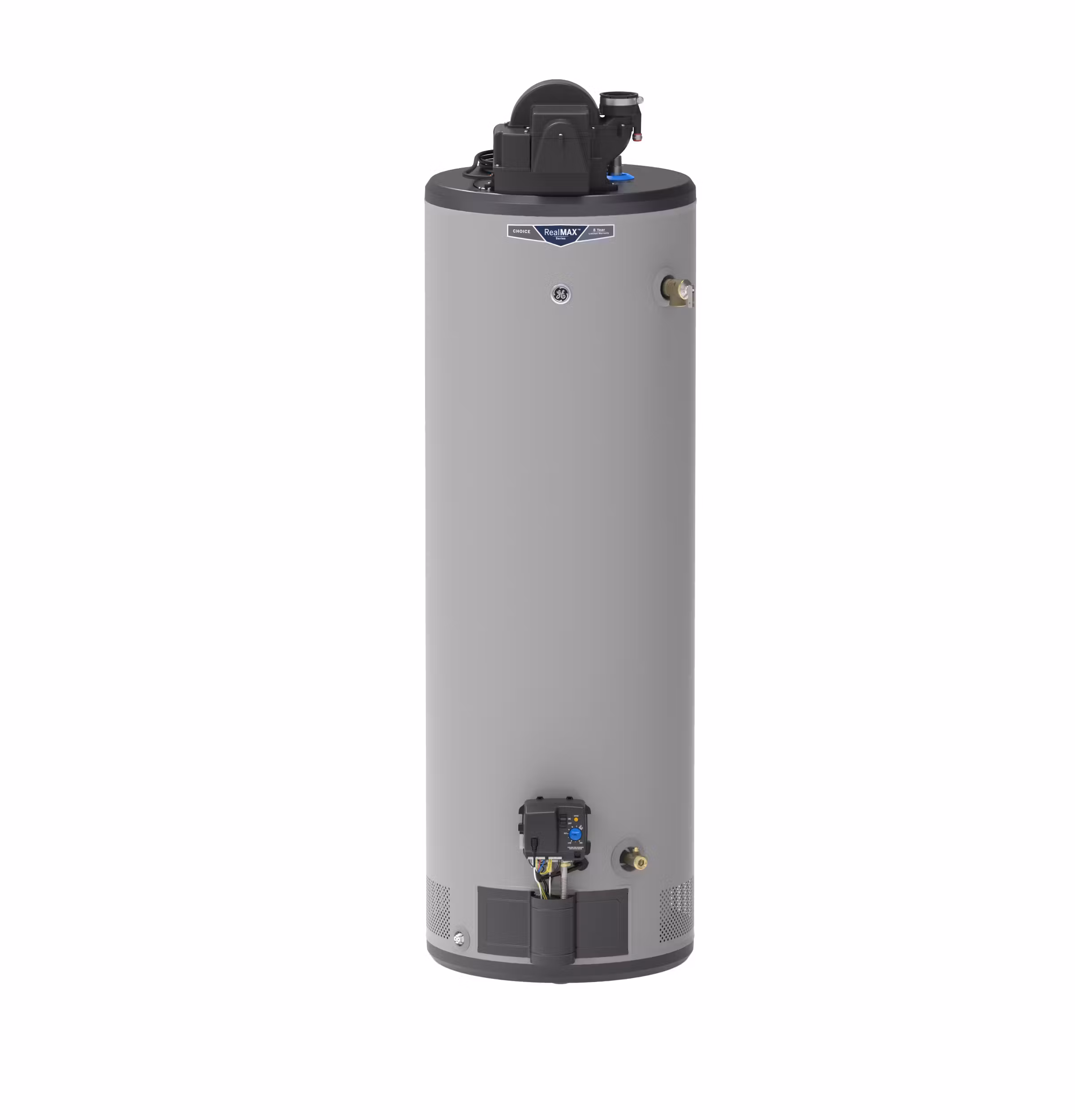 GE RealMAX Choice 40-Gallon Tall Liquid Propane Power Vent Water Heater