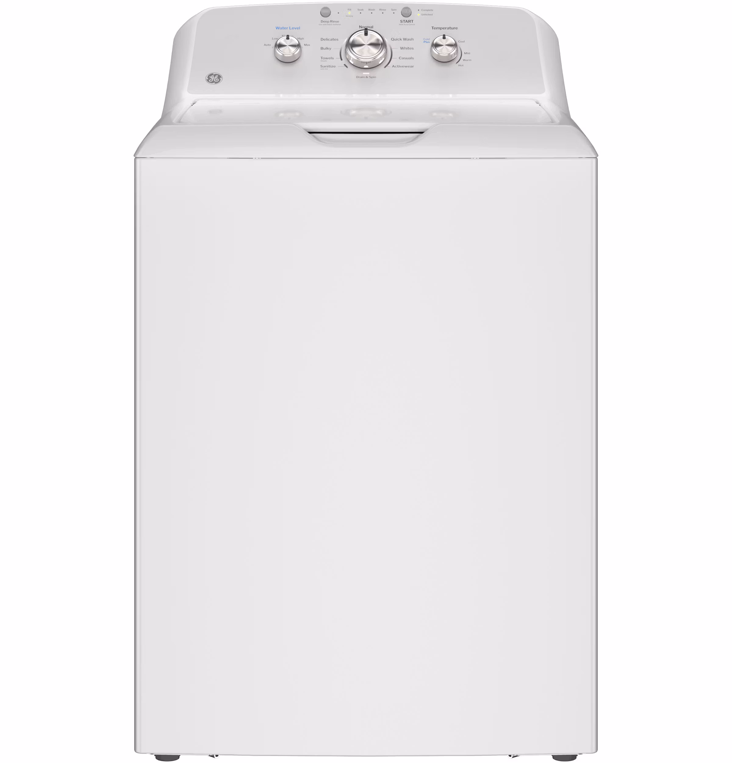 GE® 4.3 Cu. Ft. Capacity Washer with Stainless Steel Basket, Cold Plus and Water Level Control