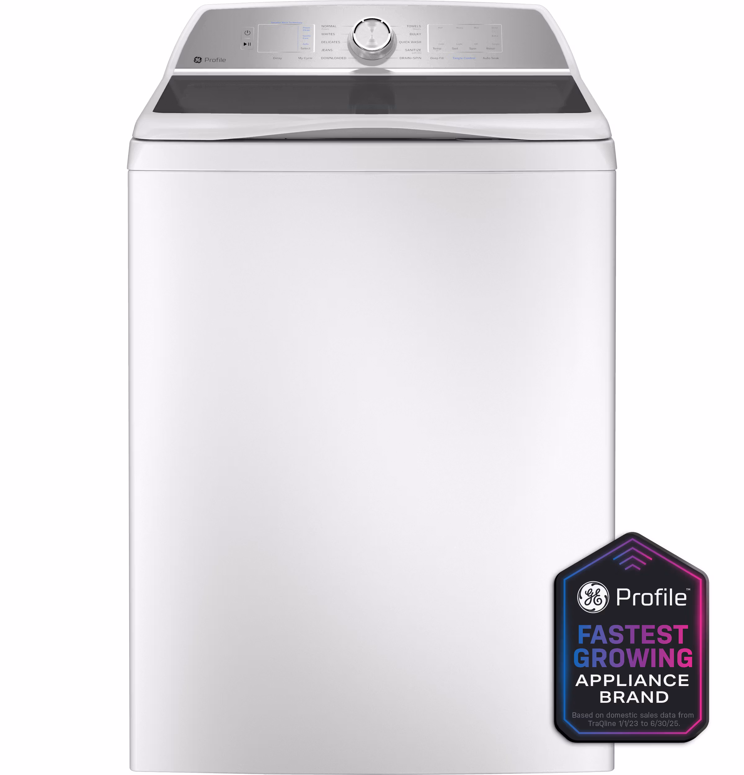 GE Profile(TM) ENERGY STAR(R) 4.9 cu. ft. Capacity Washer with Smarter Wash Technology and FlexDispense(TM)