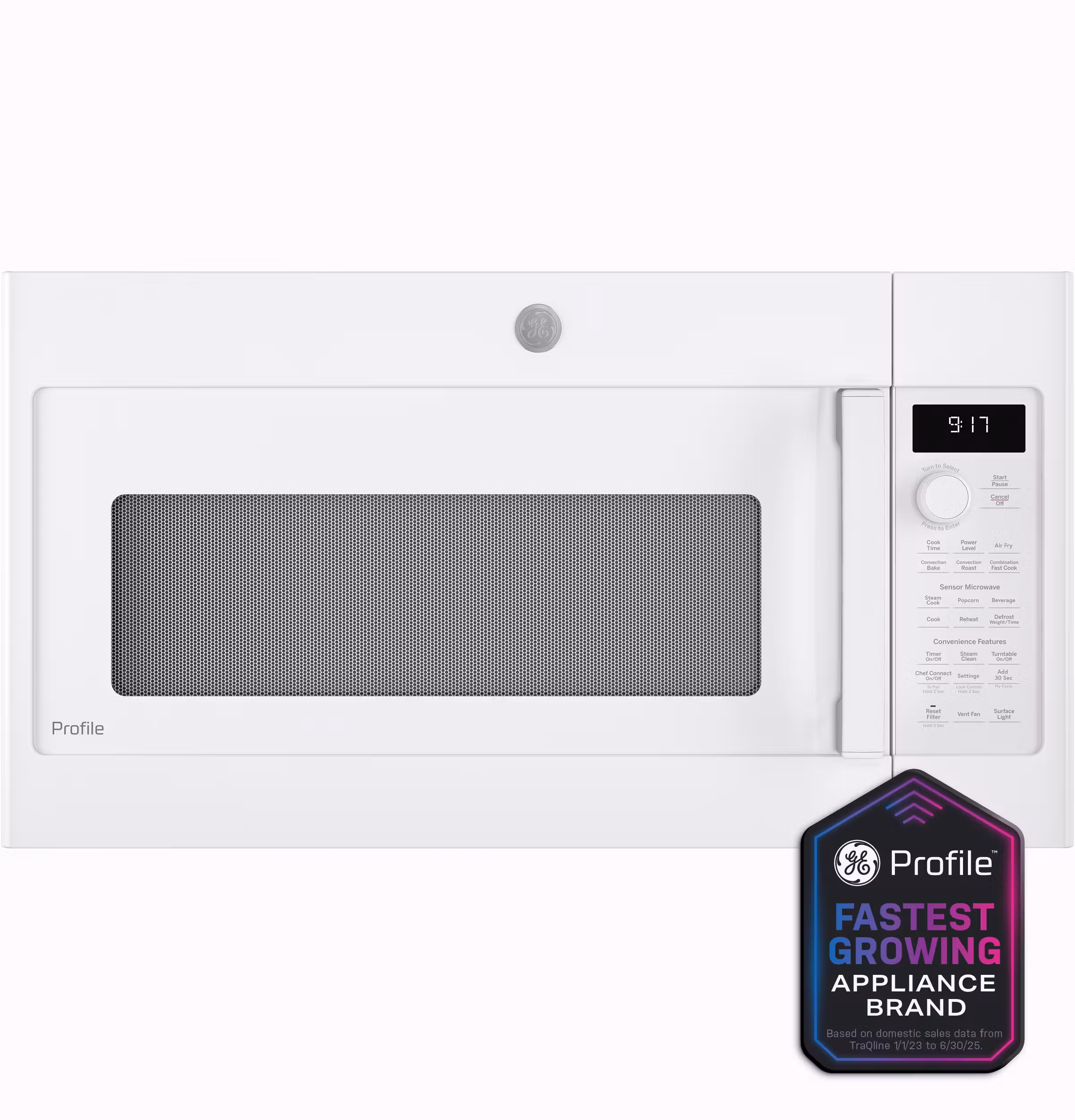 GE Profile(TM) 1.7 Cu. Ft. Convection Over-the-Range Microwave Oven