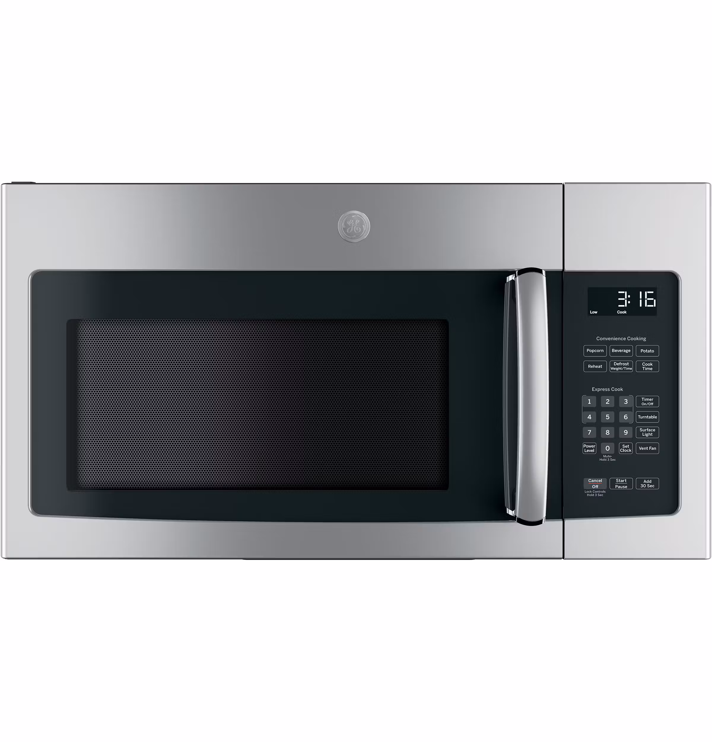 GE(R) 1.6 Cu. Ft. Over-the-Range Microwave Oven with Recirculating Venting