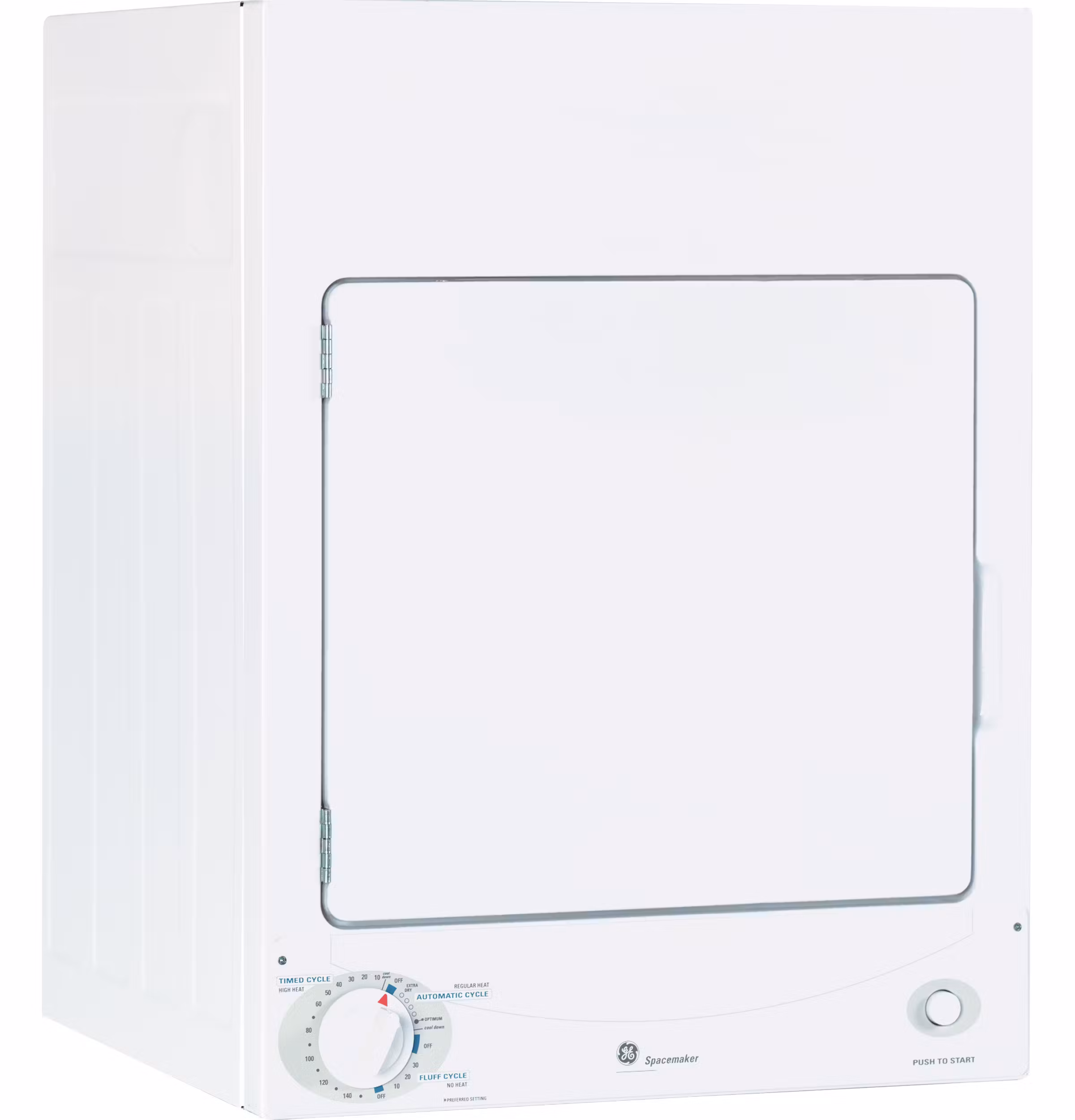 GE Spacemaker® 120V 3.6 cu. ft. Capacity Stationary Electric Dryer