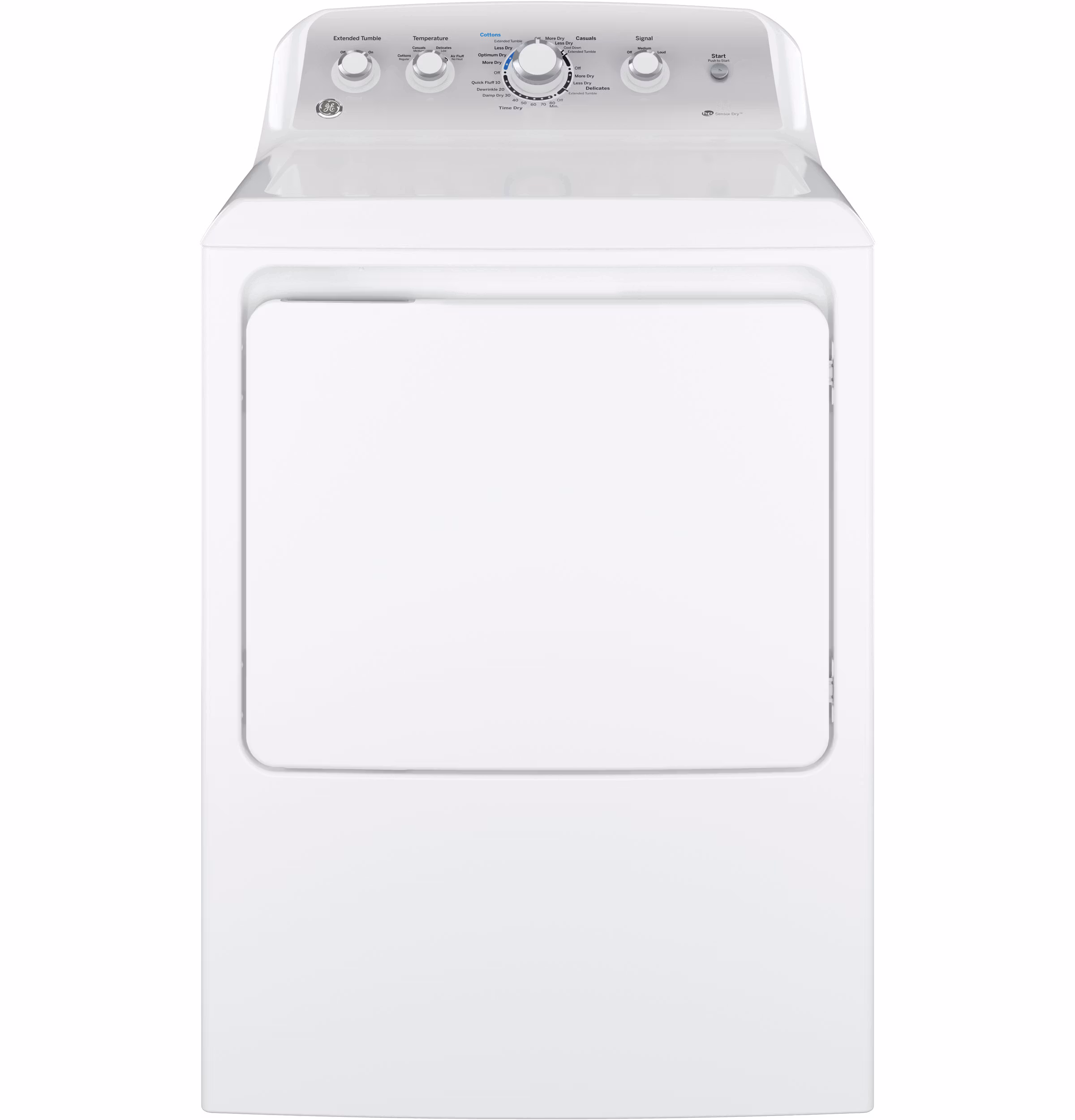 GE® 7.2 cu. ft. Capacity Electric Dryer with Sensor Dry