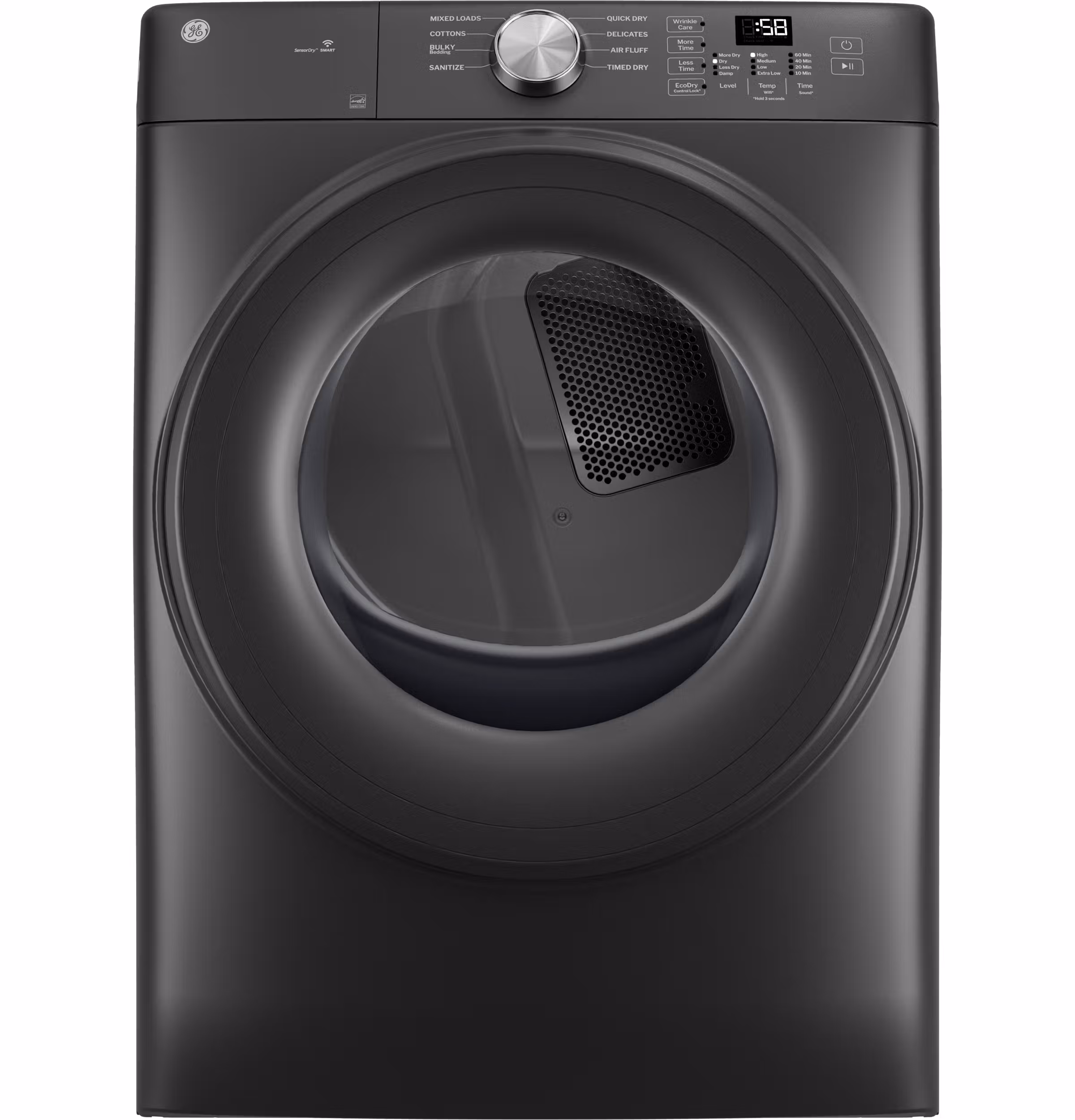 GE(R) ENERGY STAR(R) 7.8 cu. ft. Capacity Smart Front Load Electric Dryer