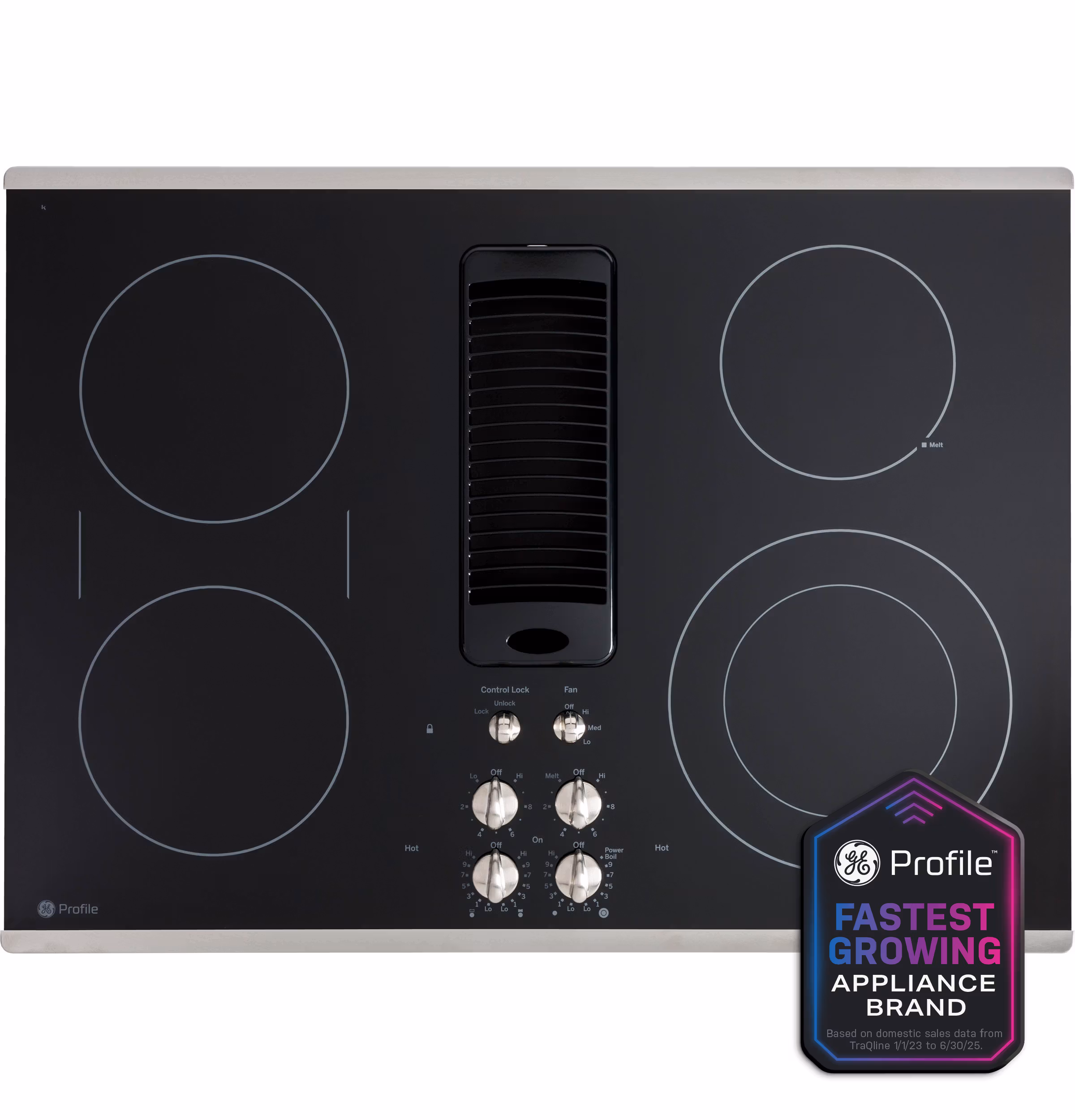 GE Profile™ 30" Downdraft Electric Cooktop