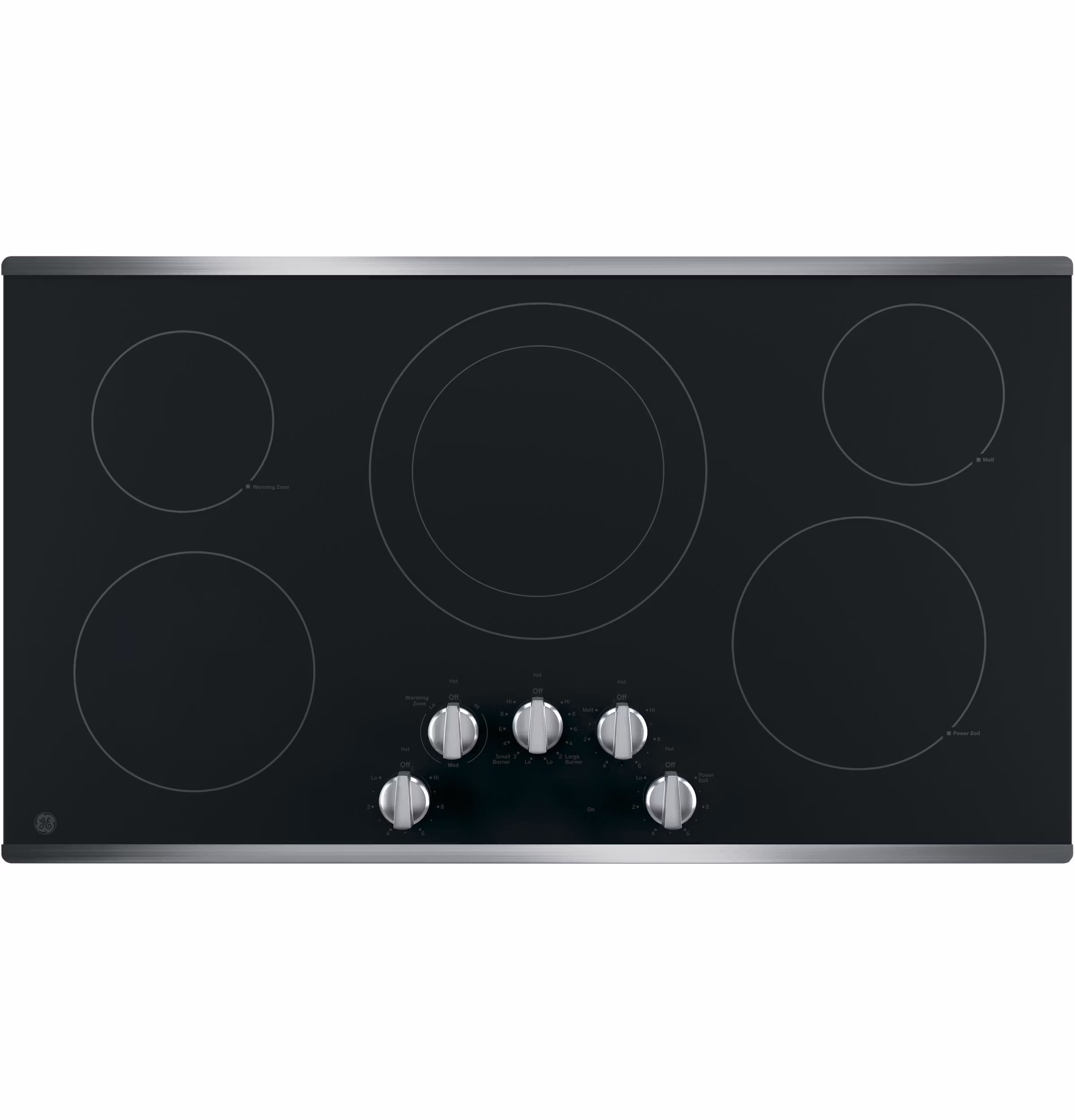 GE 36" Built-In Knob Control Electric Cooktop