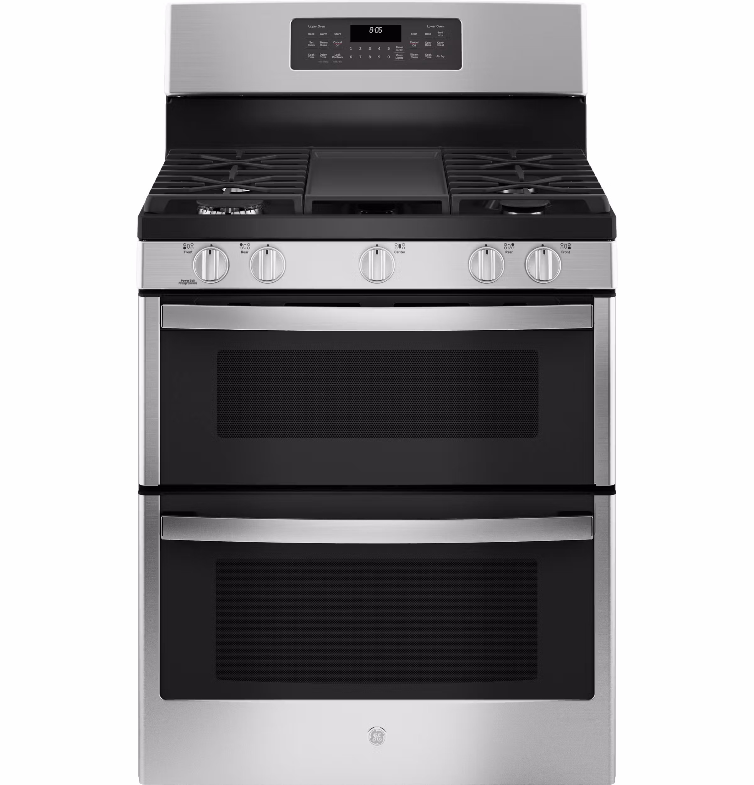 GE 30" Free-Standing Gas Double Oven Convection Range