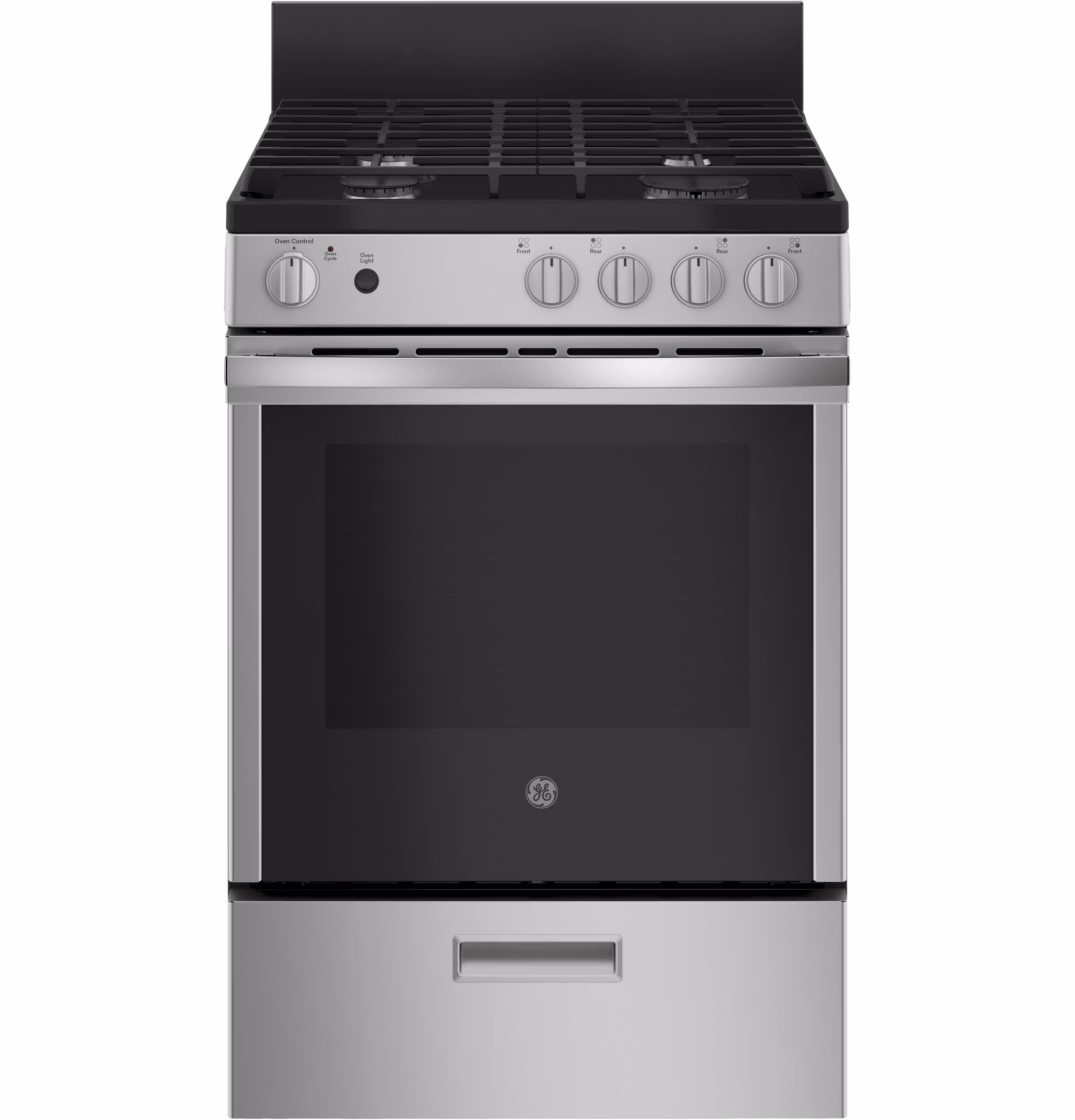 GE(R) 24" Steam Clean Free-Standing Gas Range
