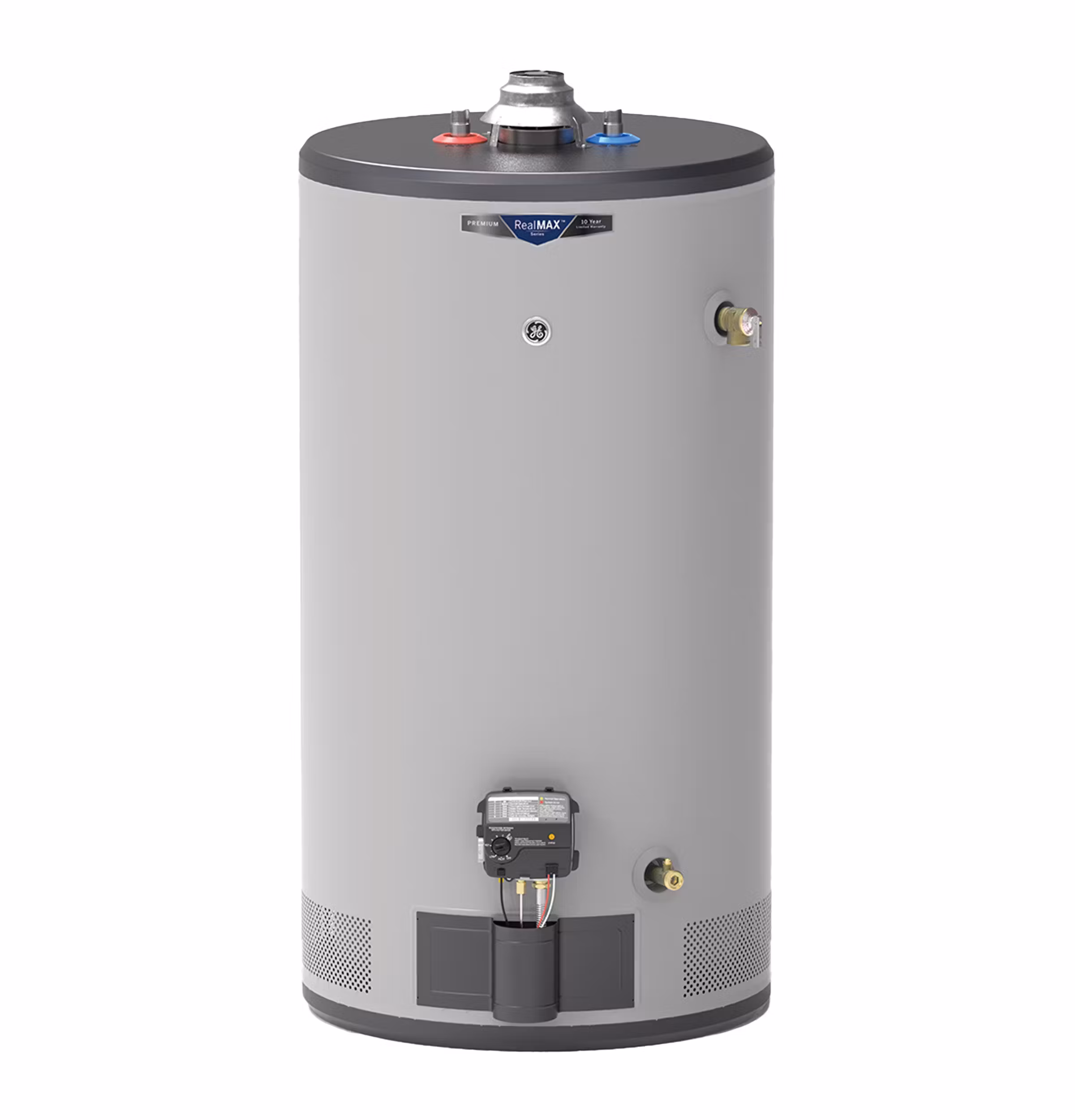 GE RealMAX Premium 50-Gallon Short Natural Gas Atmospheric Water Heater