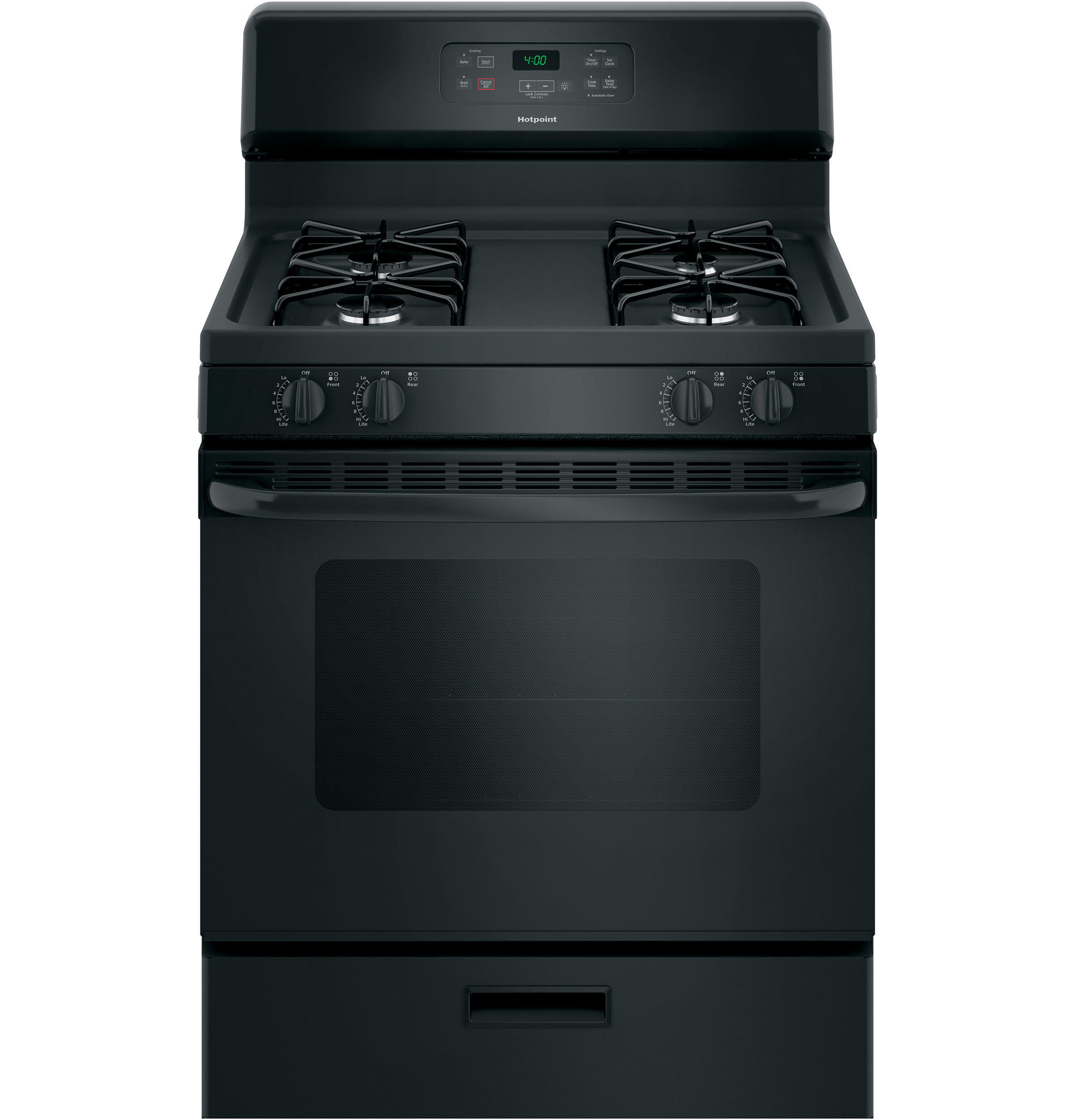 Hotpoint(R) 30" Free-Standing Standard Clean Gas Range