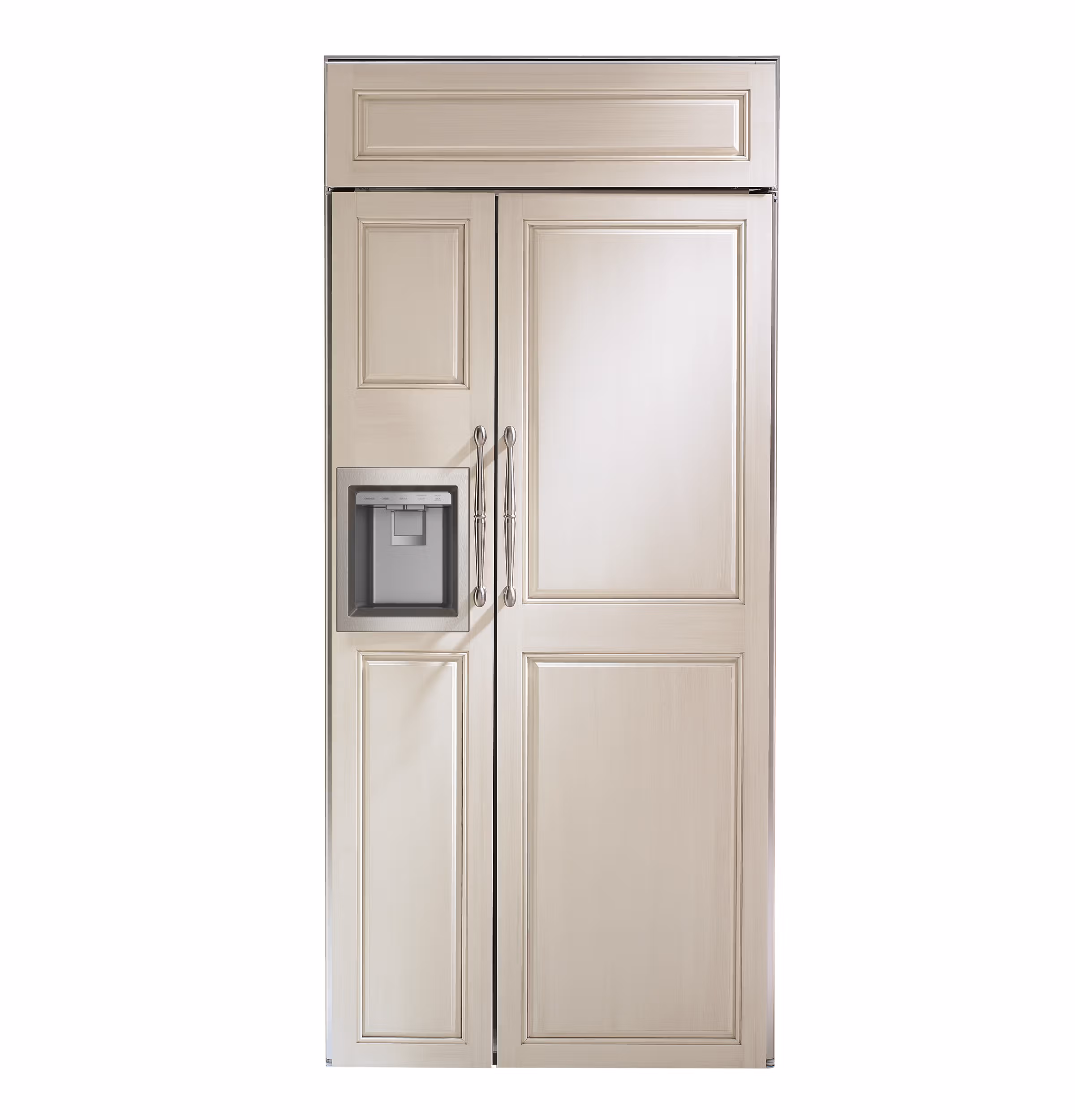 Monogram 36" Panel-Ready Built-In Side-by-Side Refrigerator with Dispenser