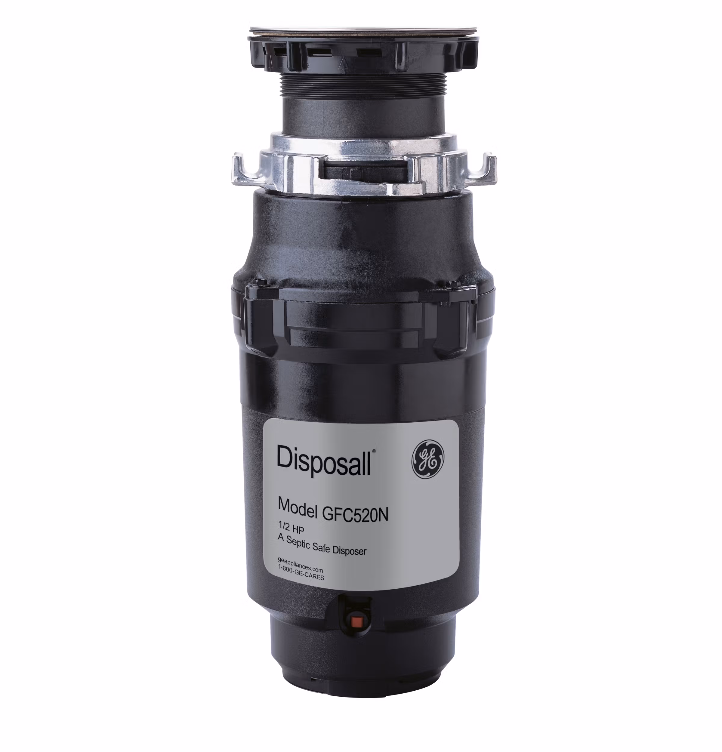 GE DISPOSALL(R) 1/2 HP Continuous Feed Garbage Disposer - Non-Corded