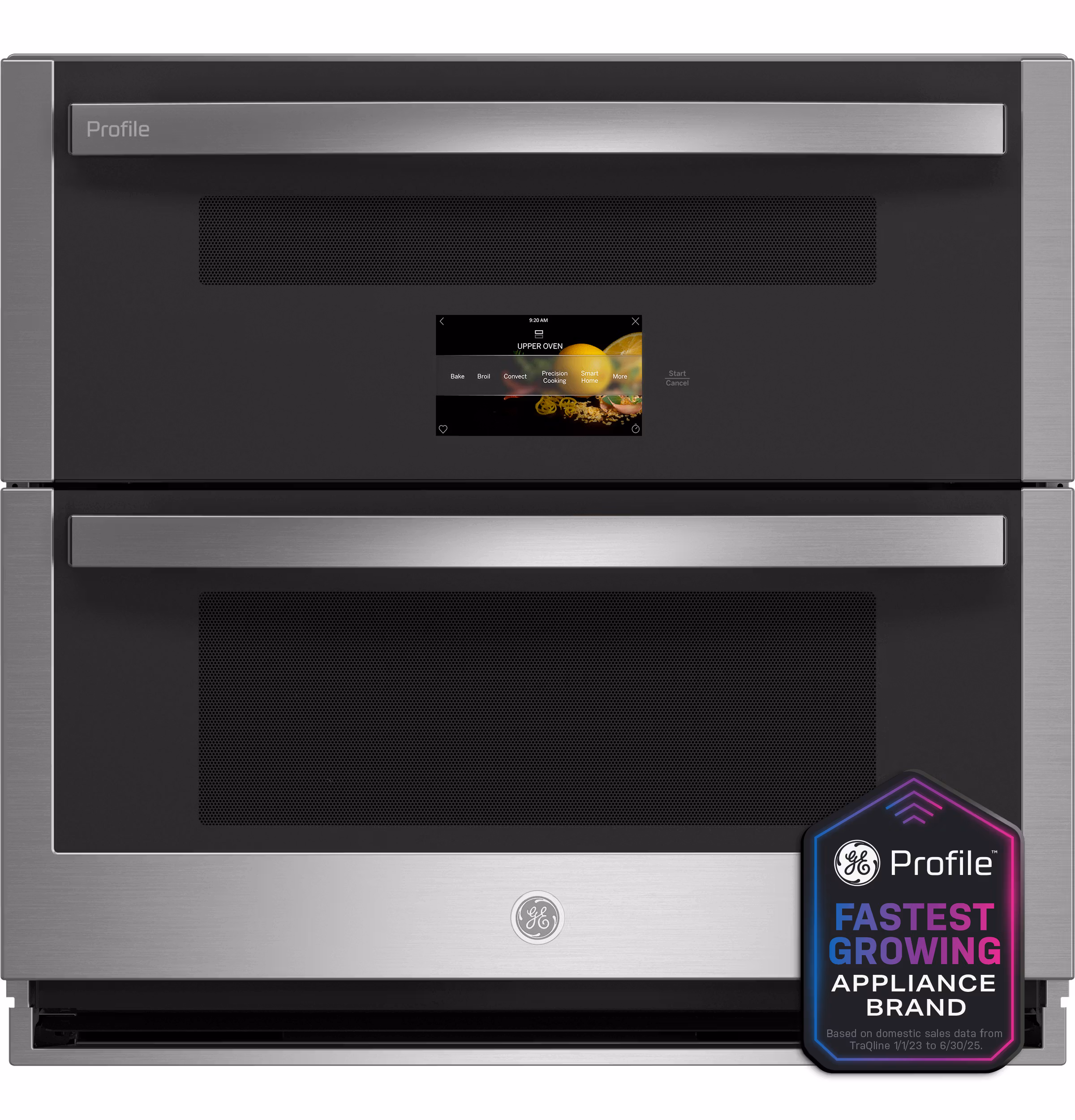 GE Profile(TM) 30" Smart Built-In Twin Flex Convection Wall Oven