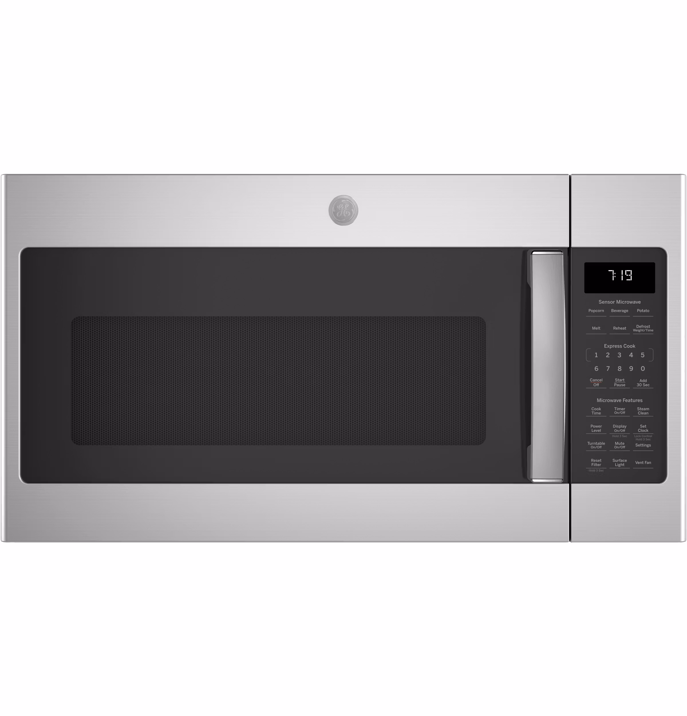 GE(R) 1.9 Cu. Ft. Over-the-Range Sensor Microwave Oven with Recirculating Venting