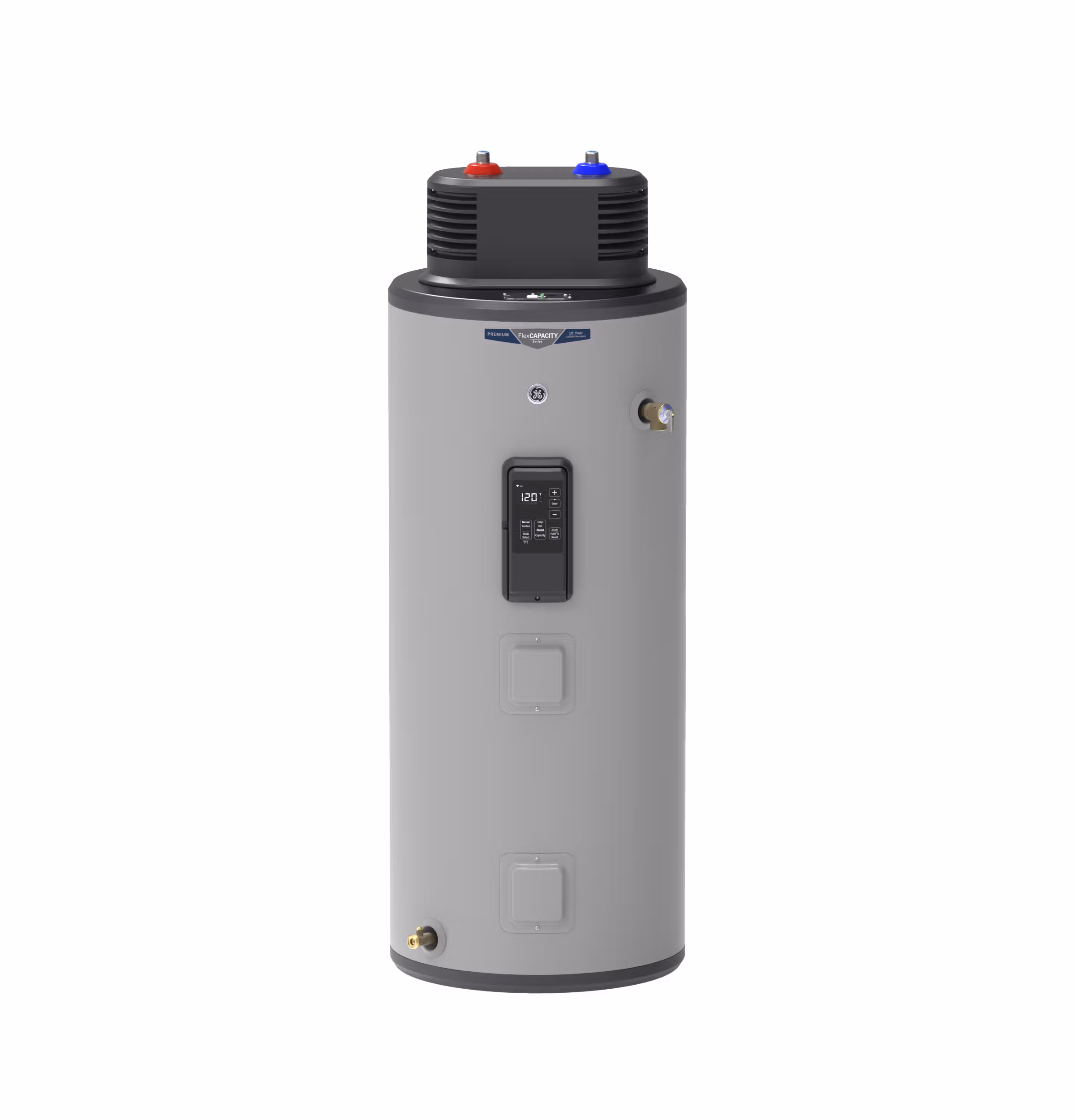 GE(R) Smart 40 Gallon Electric Water Heater with Flexible Capacity