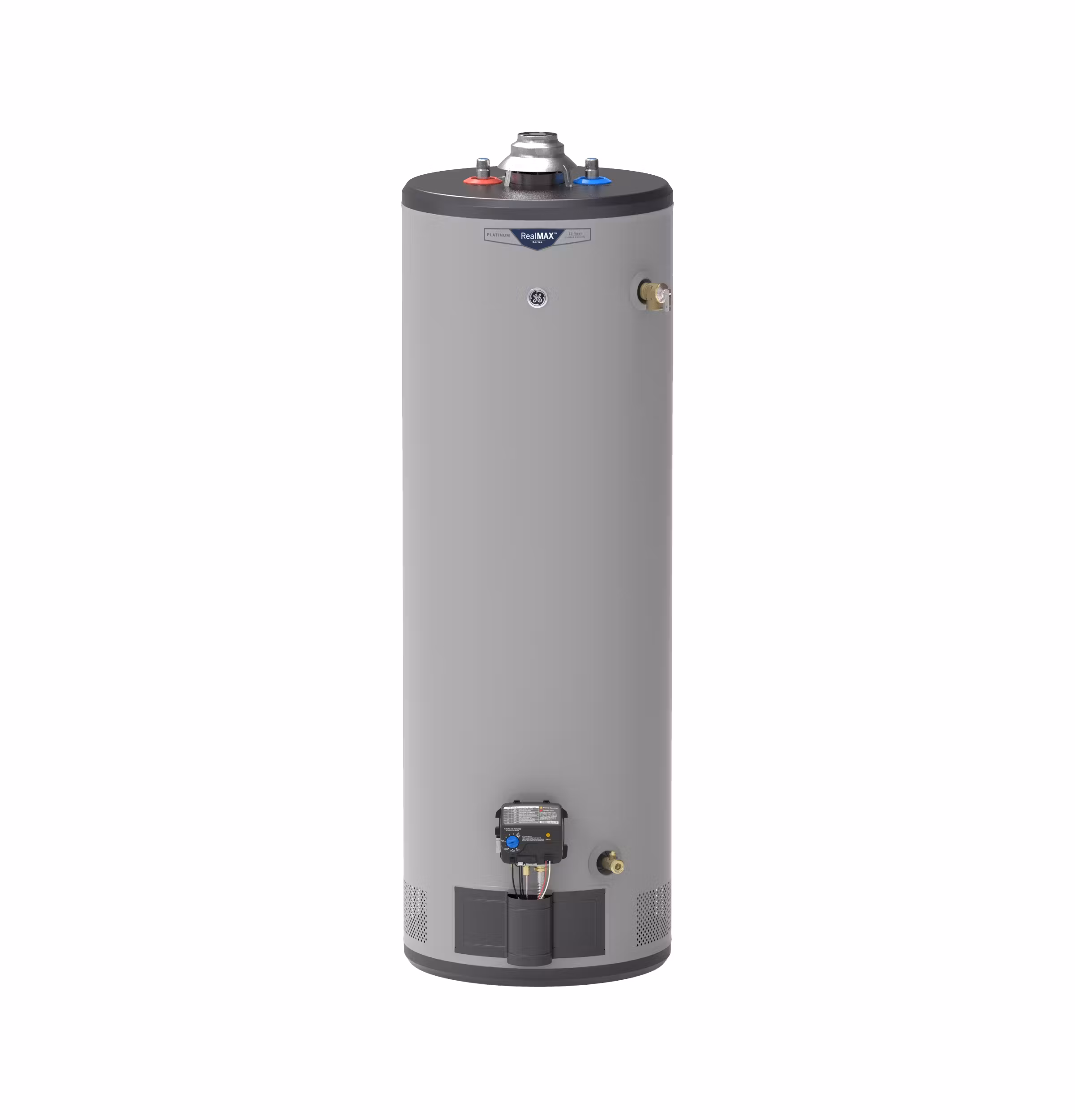 GE RealMAX Platinum 40-Gallon Tall Liquid Propane Atmospheric Water Heater