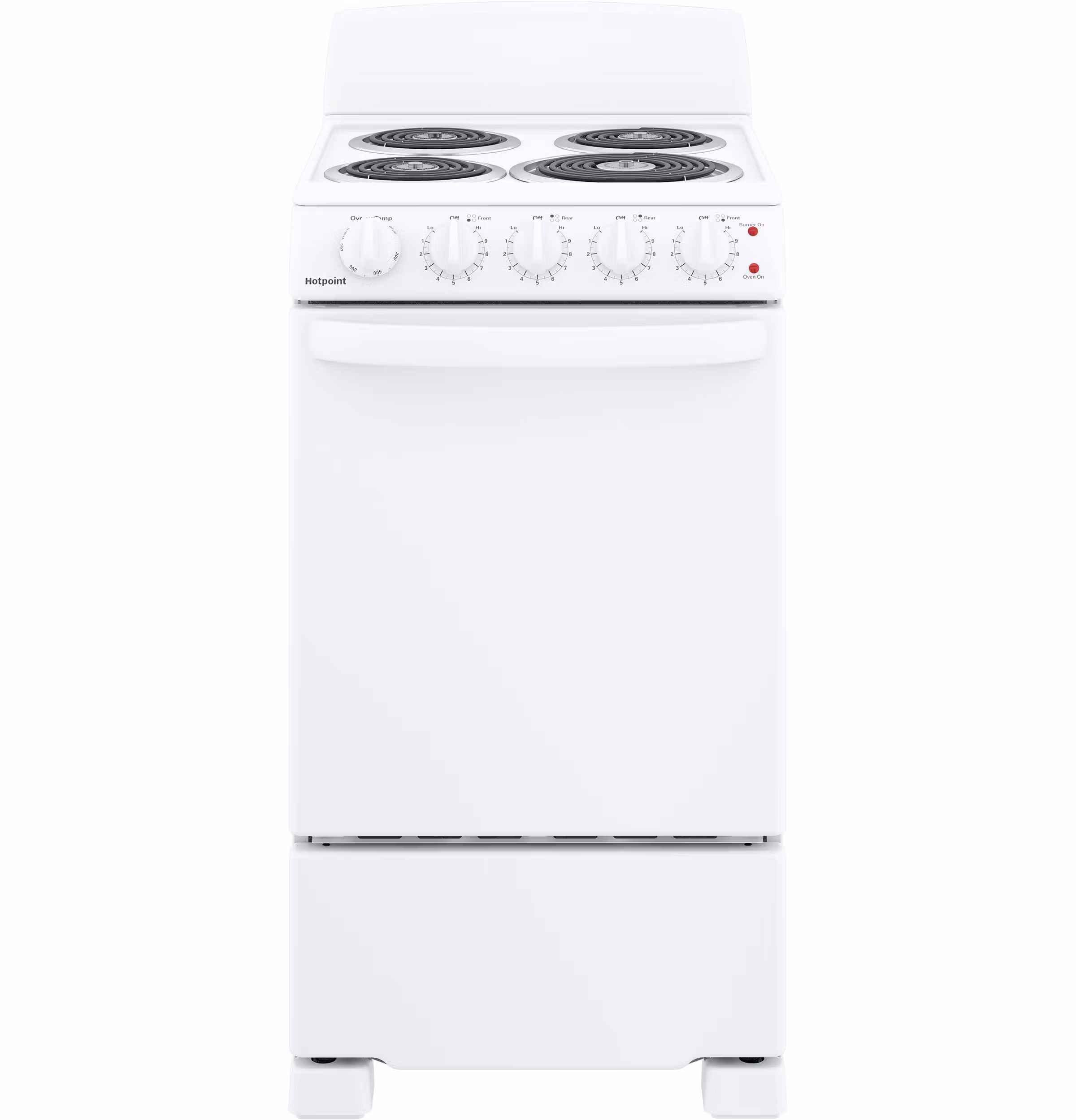 Hotpoint 20" Electric Free-Standing Front-Control Electric Range