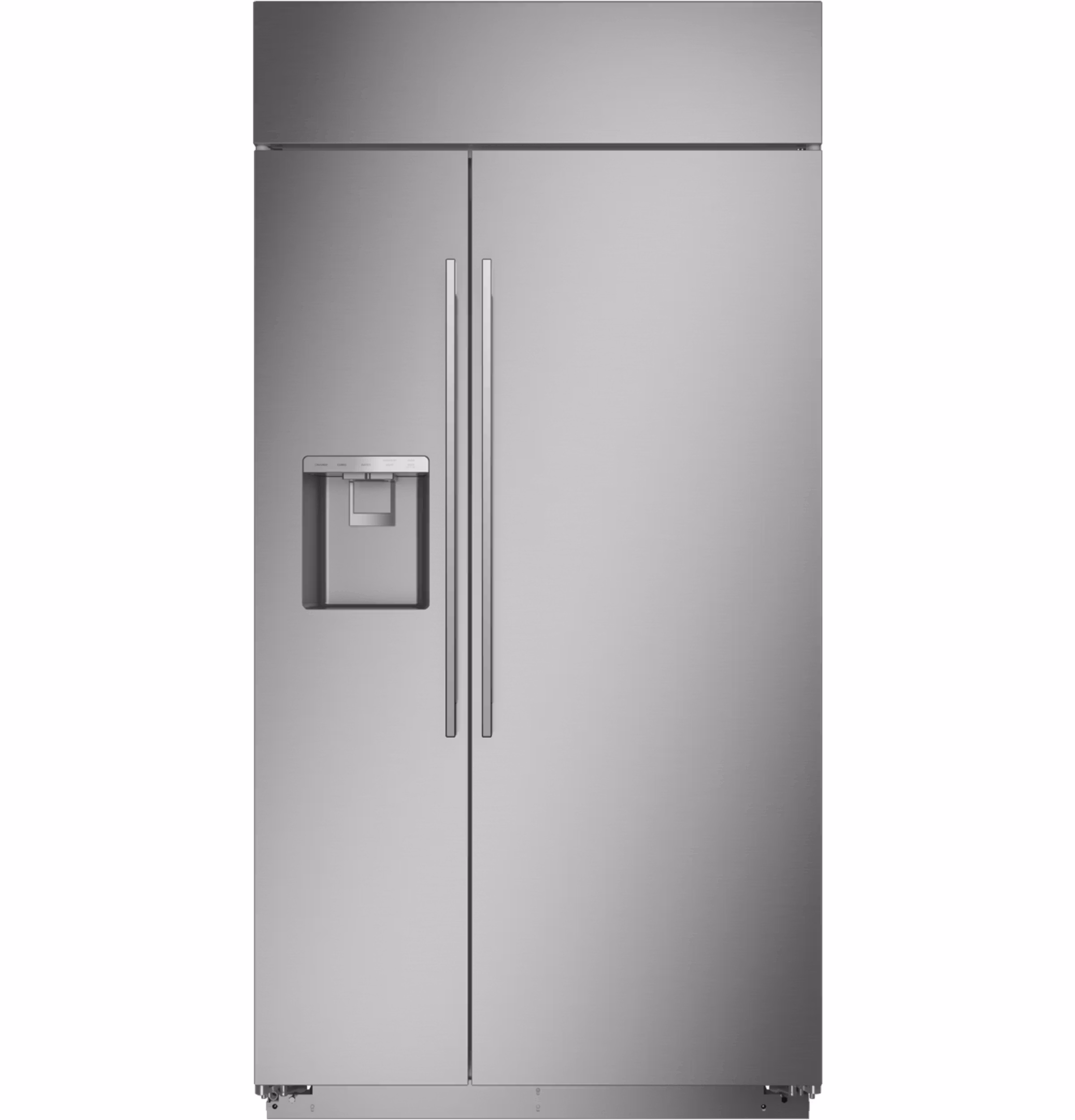 42" Built-In Side-By-Side Refrigerator with Dispenser