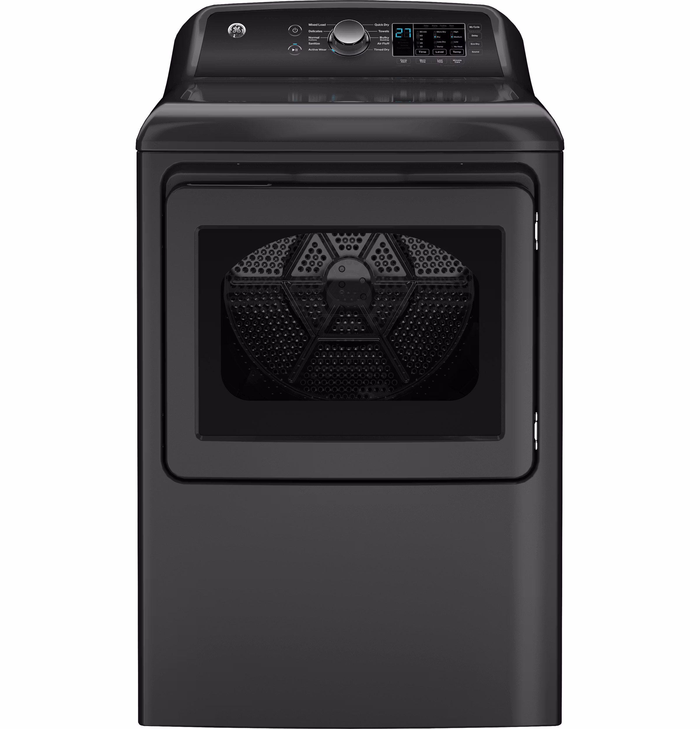 GE(R) 7.4 cu. ft. Capacity Electric Dryer with Up To 120 ft. Venting and Sensor Dry