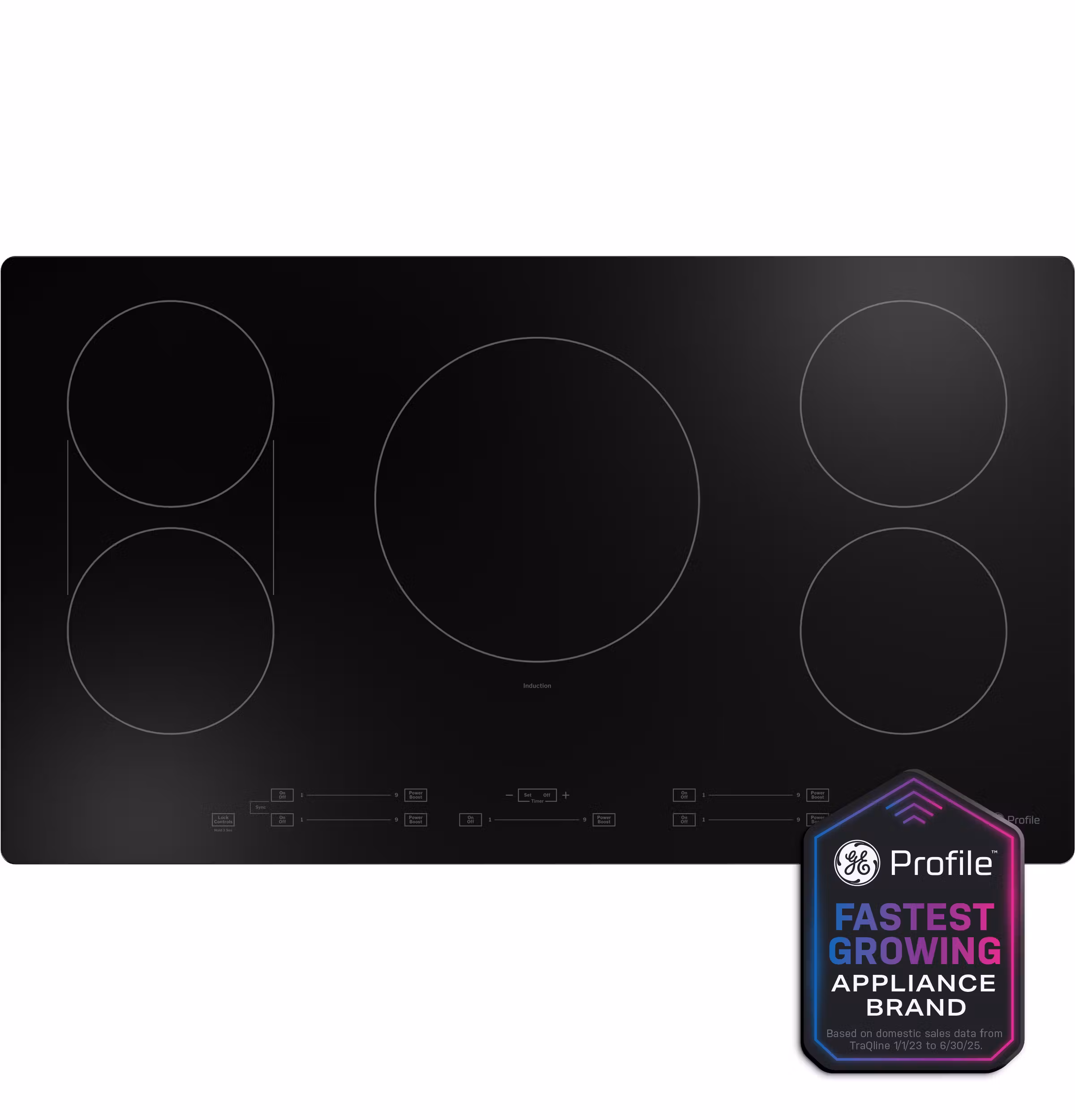 GE Profile(TM) ENERGY STAR(R) 36" Built-In Touch Control Induction Cooktop