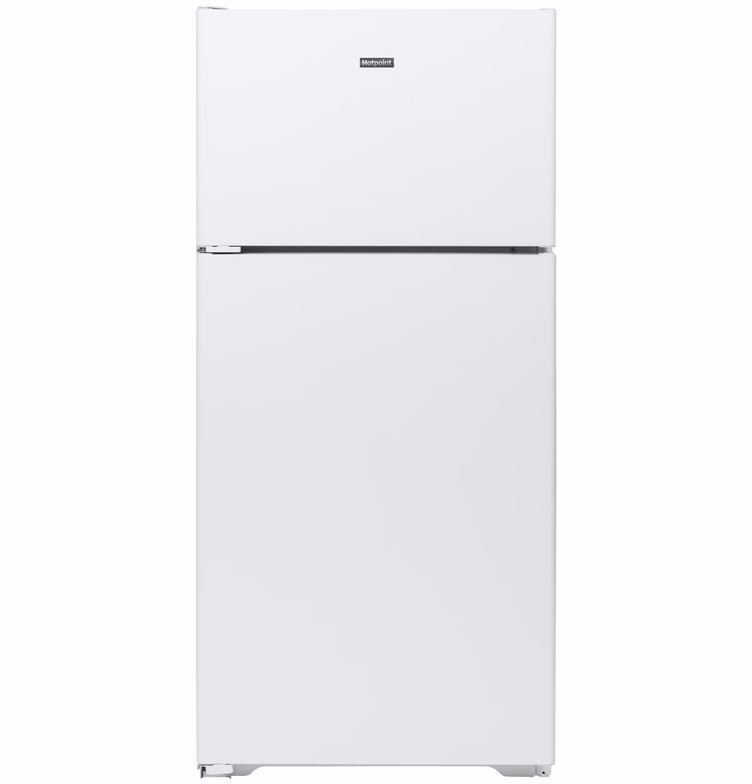 Hotpoint(R) ENERGY STAR(R) 15.6 Cu. Ft. Recessed Handle Top-Freezer Refrigerator