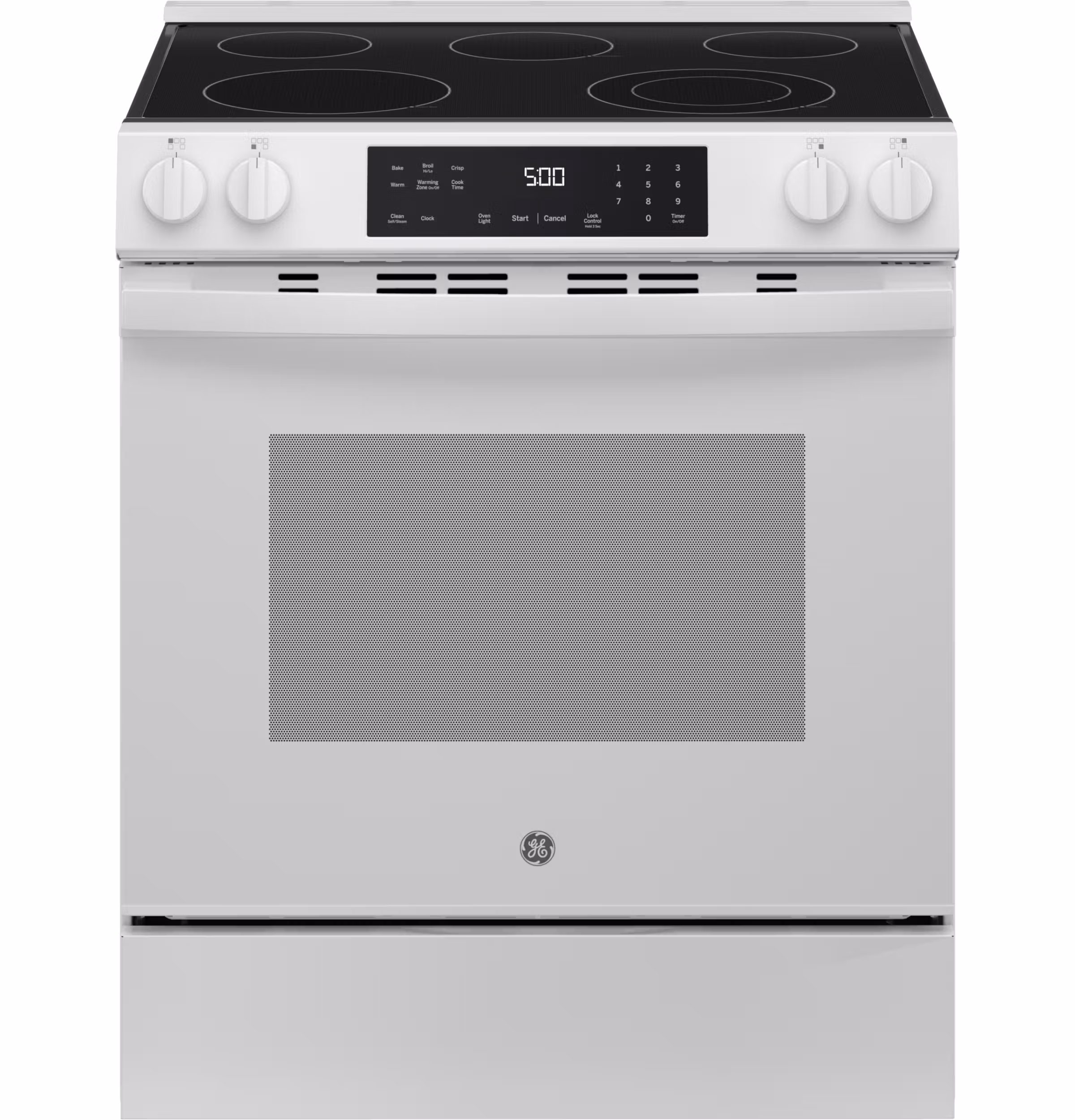 GE(R) ENERGY STAR(R) 30" Slide-In Electric Range with Crisp Mode