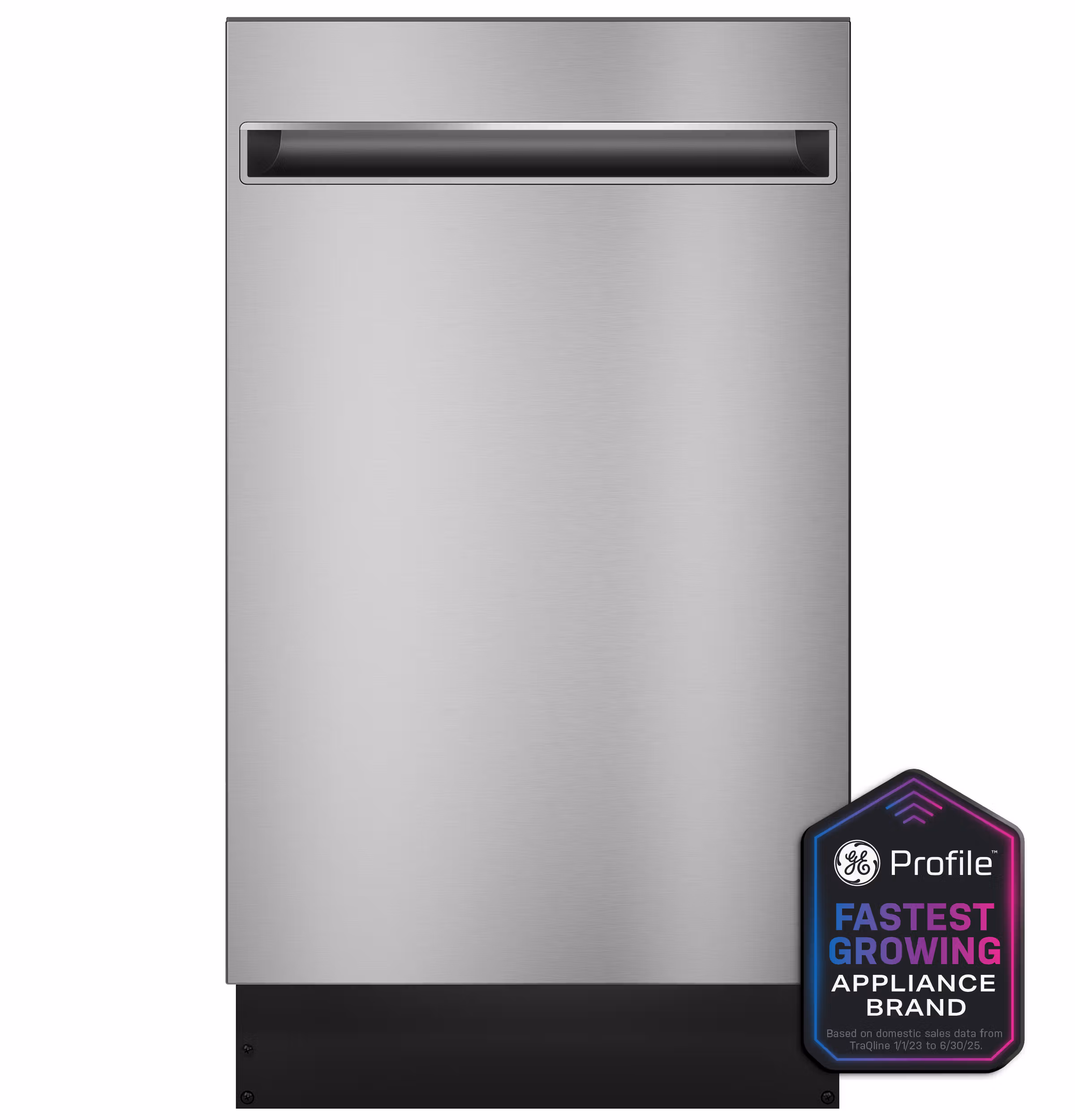GE Profile 18" ADA Compliant Stainless Steel Interior Dishwasher with Sanitize Cycle