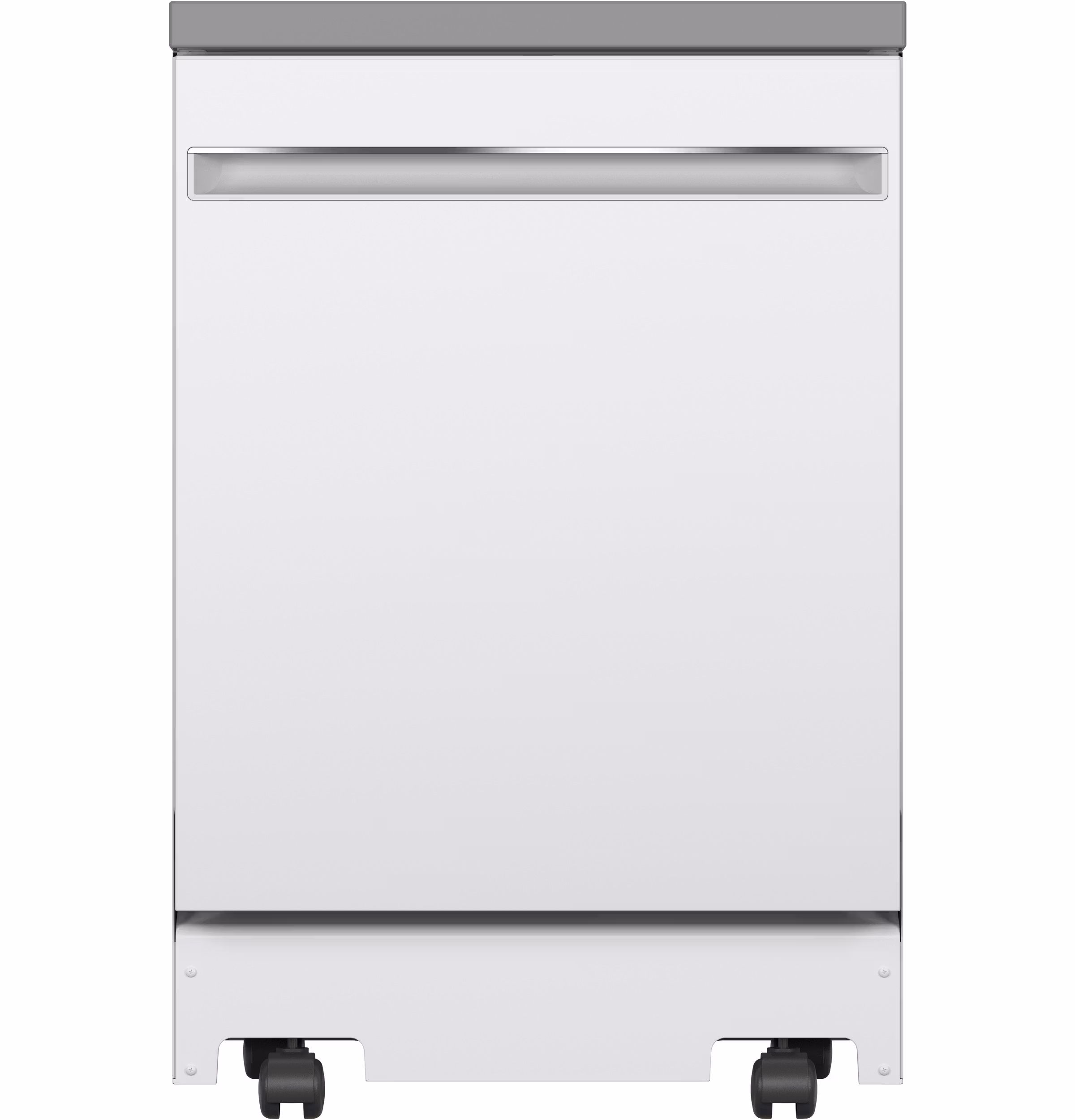 GE(R) ENERGY STAR(R) 24" Stainless Steel Interior Portable Dishwasher with Sanitize Cycle