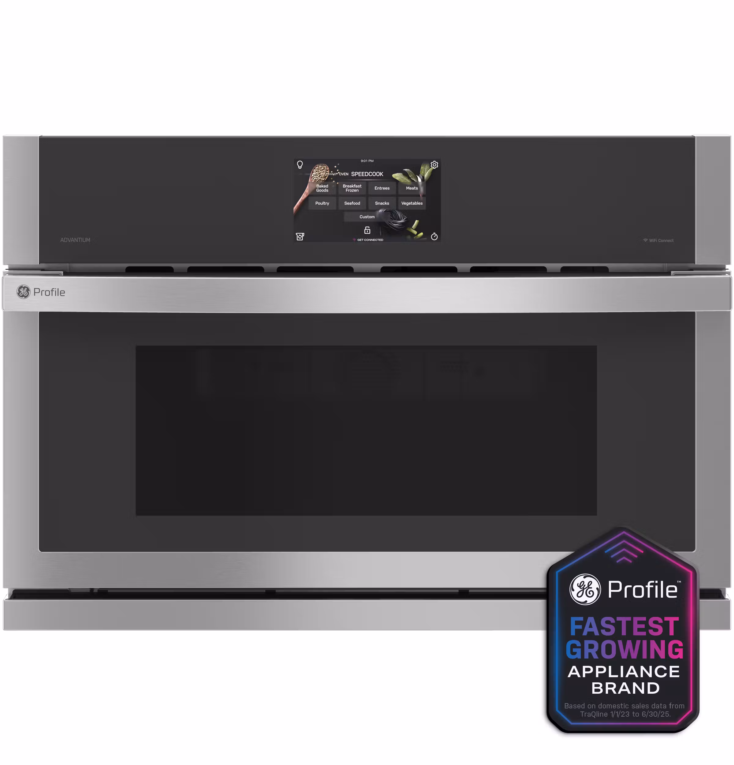 GE Profile™ 30" Single Wall Oven with 120V Advantium® Technology