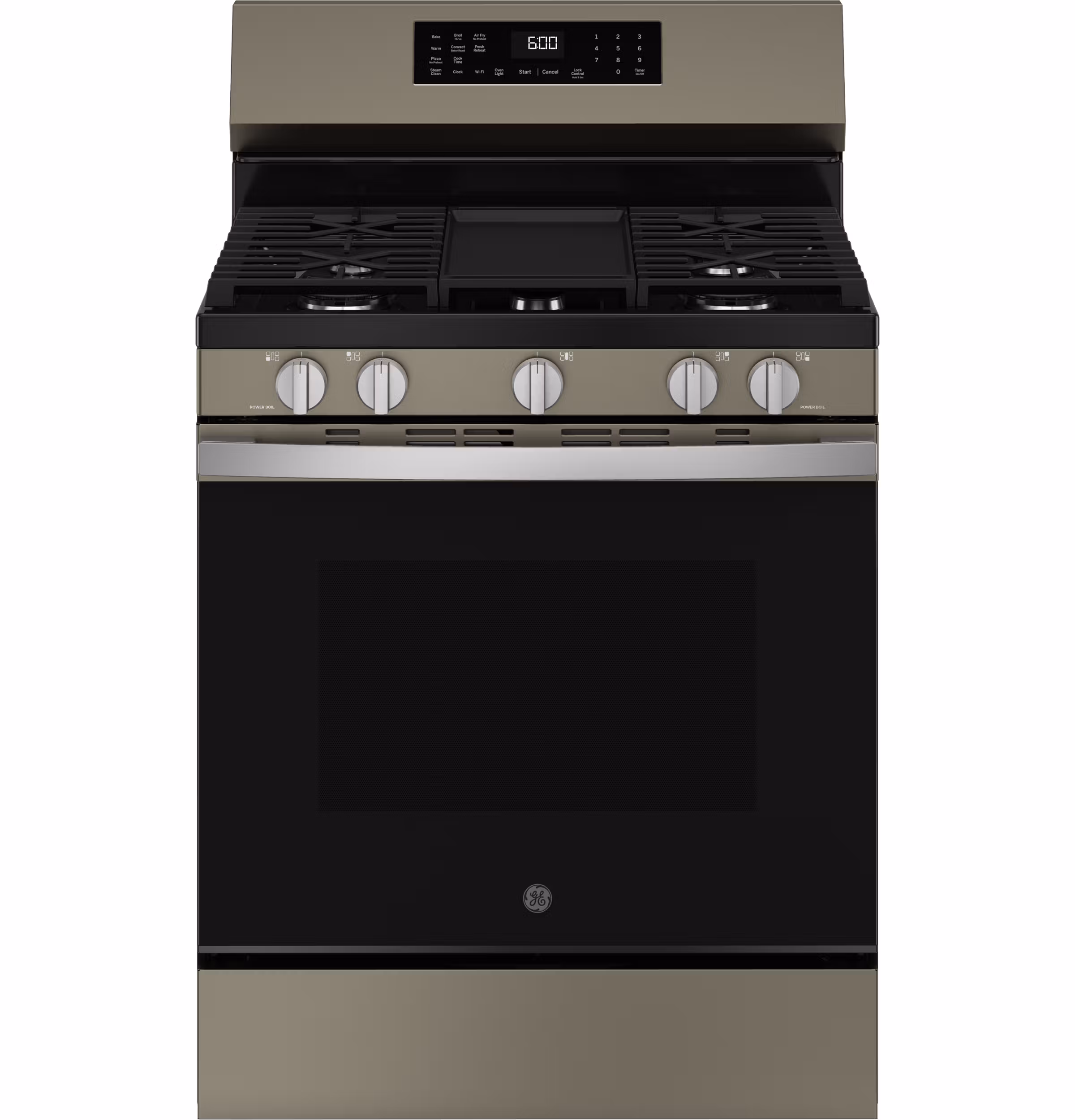 GE(R) 30" Free-Standing Gas Convection Range with No Preheat Air Fry and EasyWash(TM) Oven Tray