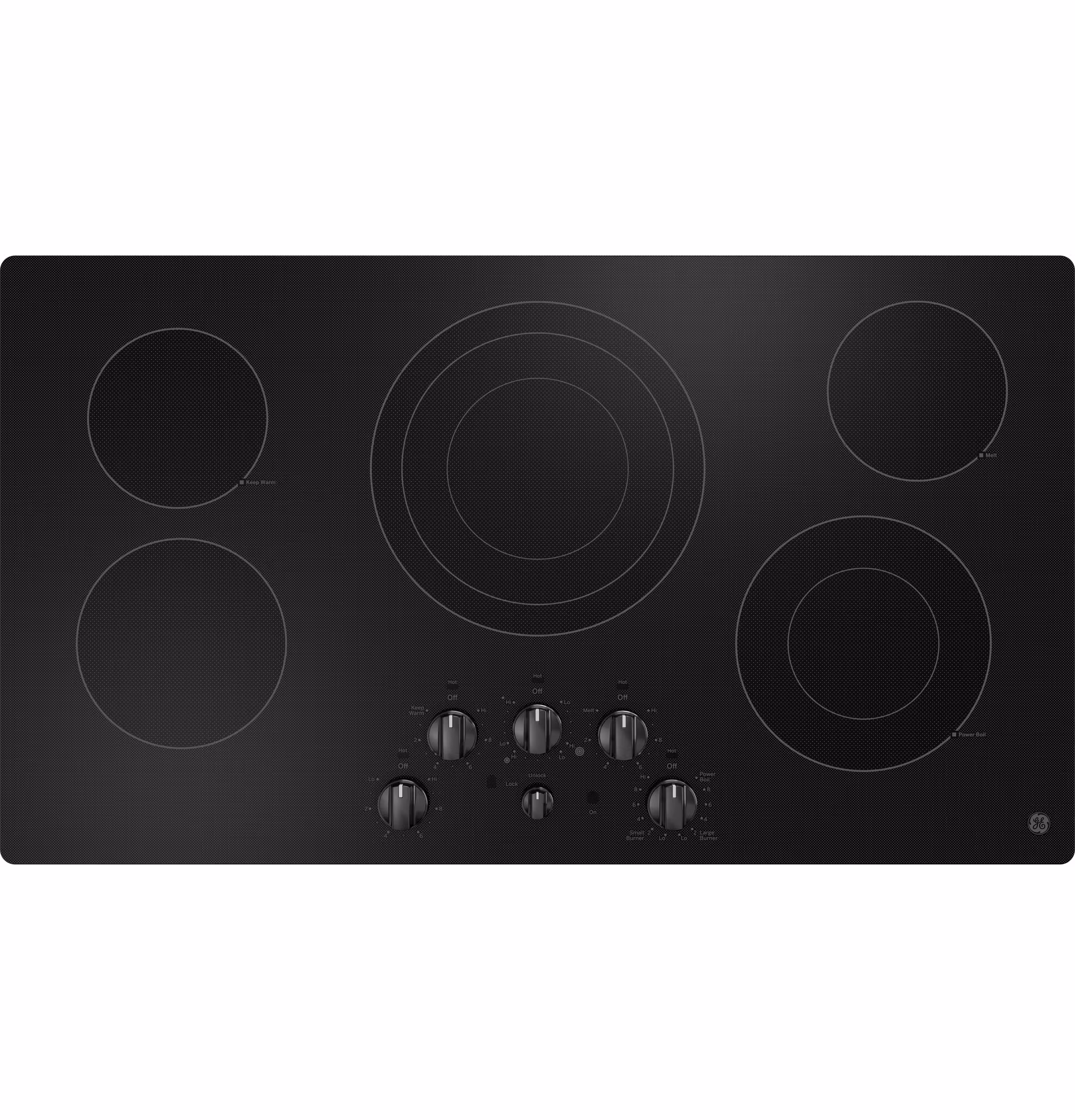 GE® 36" Built-In Knob Control Electric Cooktop