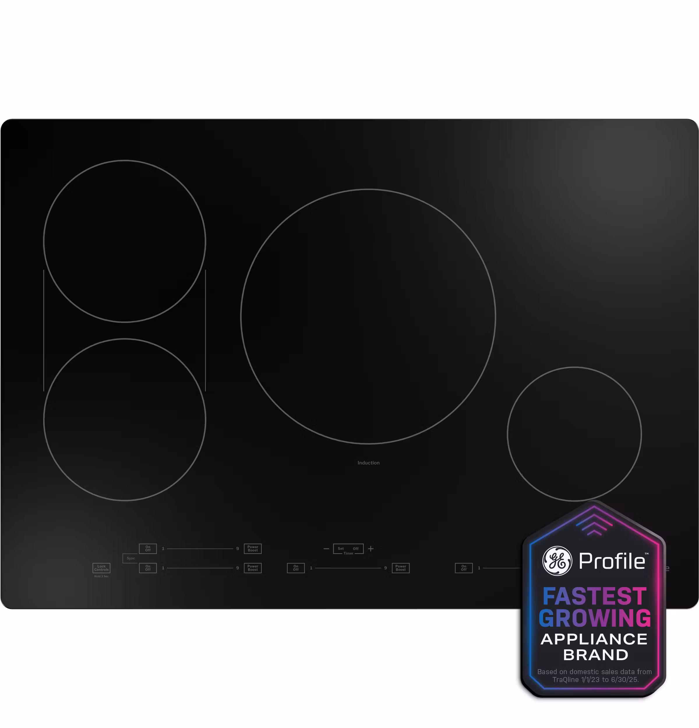 GE Profile™ ENERGY STAR® 30" Built-In Touch Control Induction Cooktop