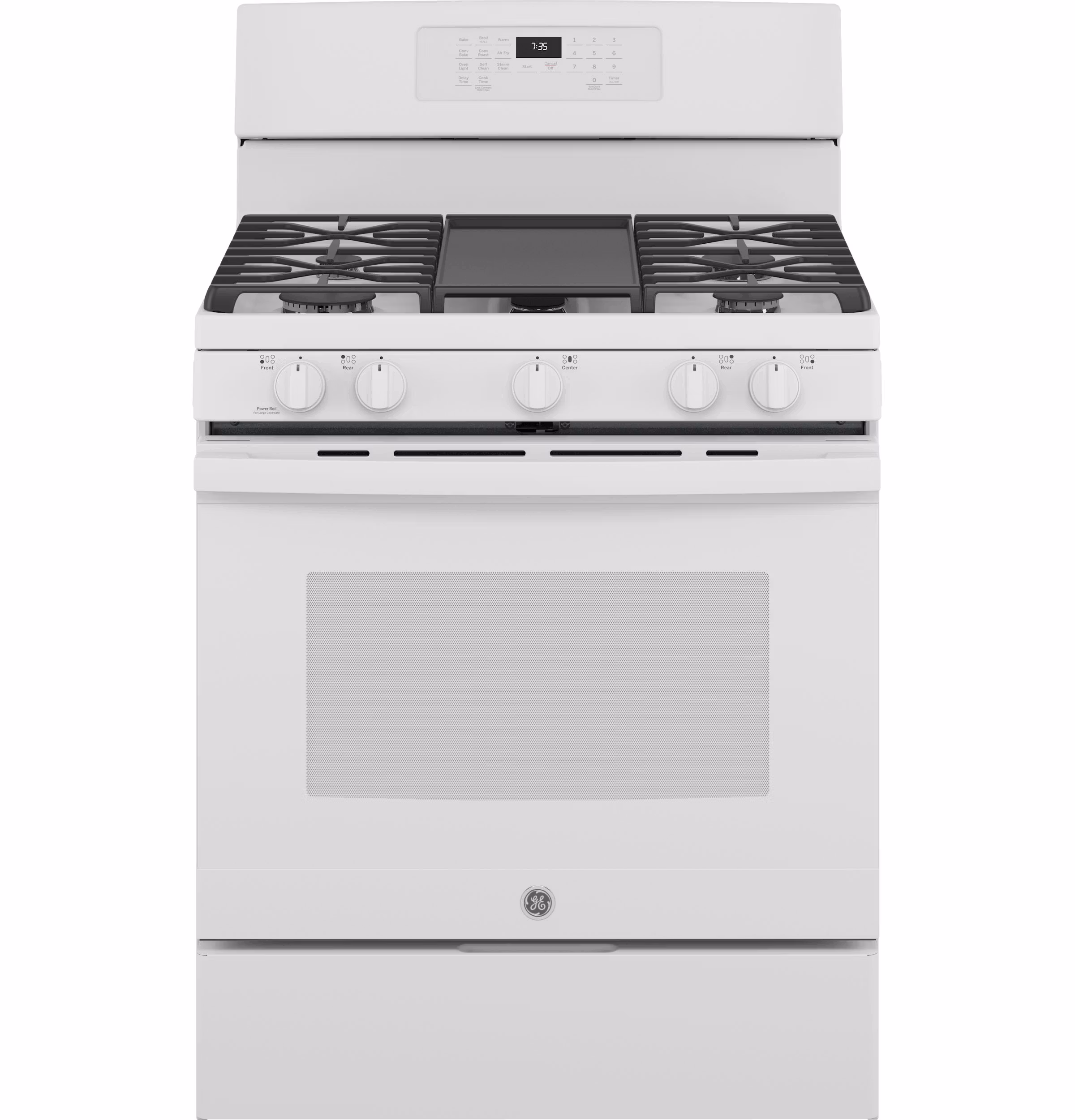 GE® 30" Free-Standing Gas Convection Range with No Preheat Air Fry