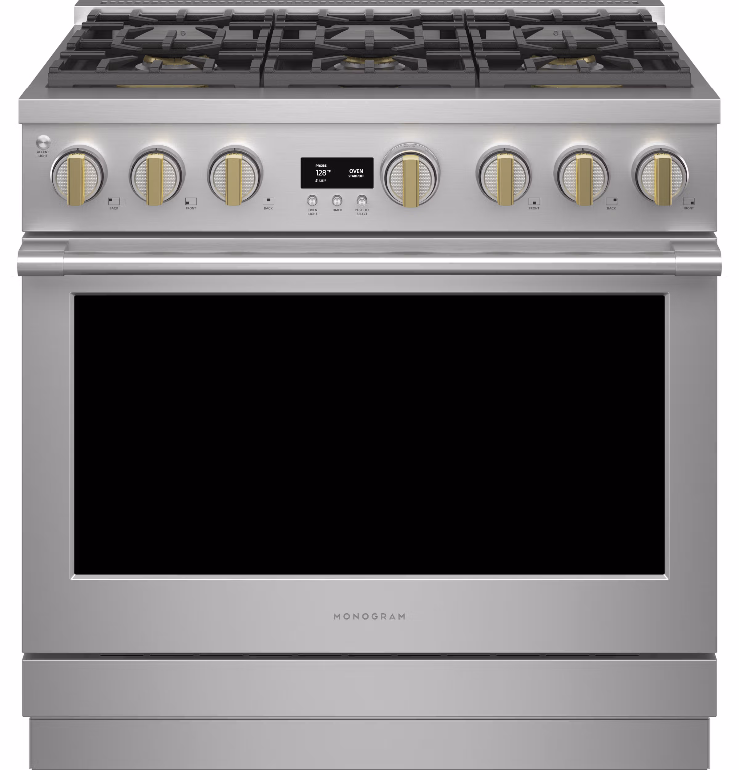 Monogram 36" All Gas Professional Range with 6 Burners