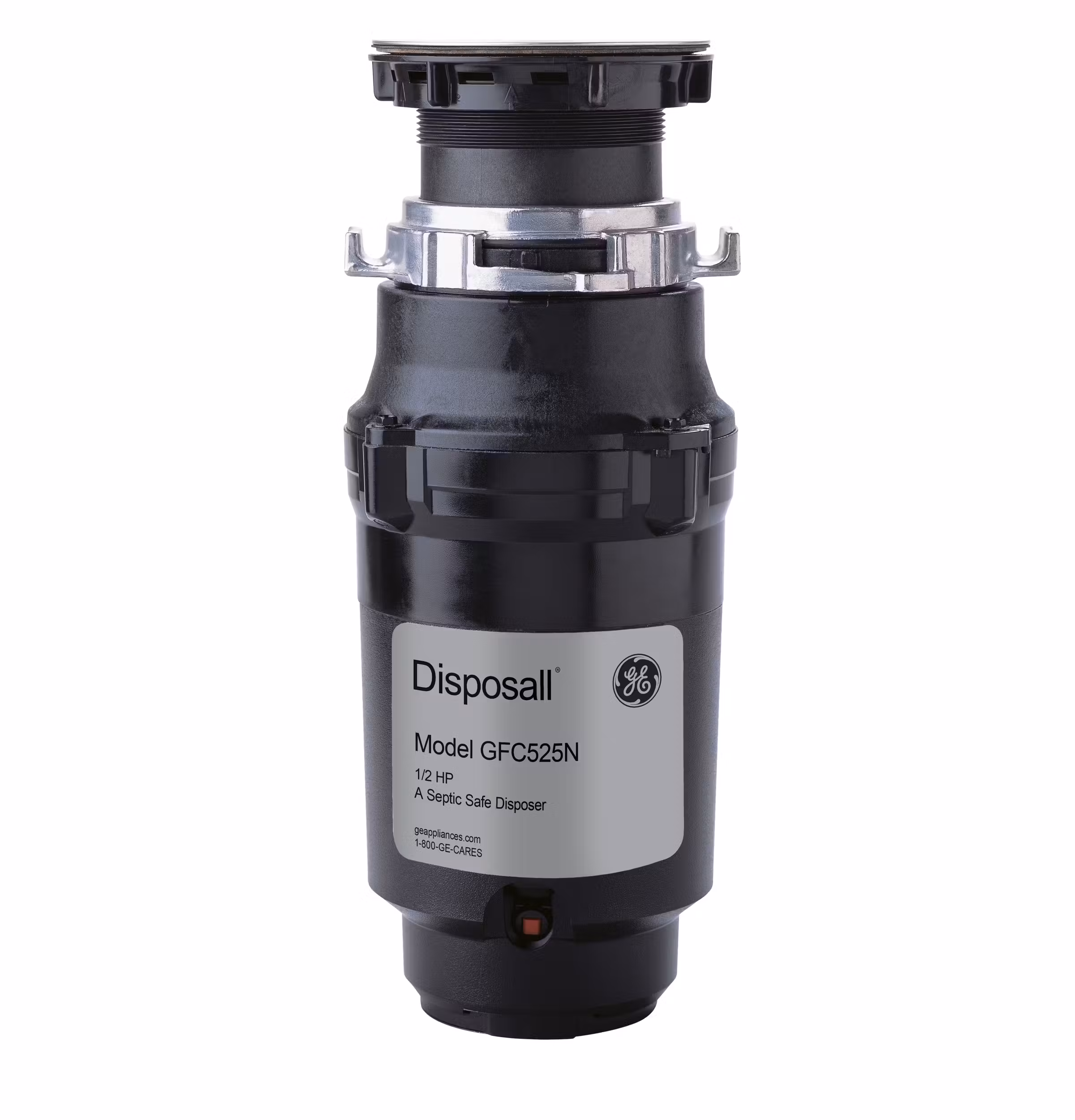 GE DISPOSALL(R) 1/2 HP Continuous Feed Garbage Disposer - Corded