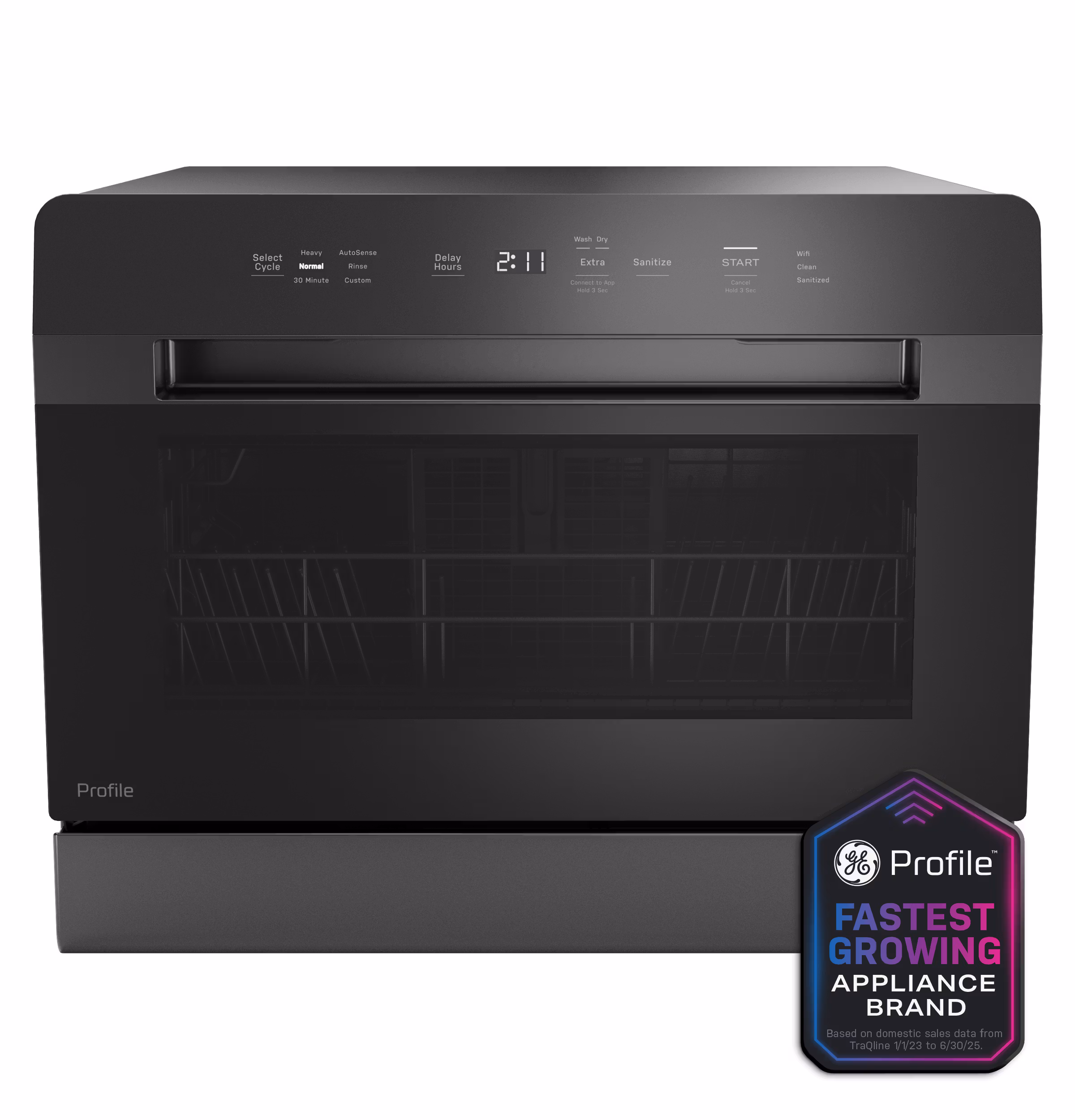 GE Profile(TM) ENERGY STAR(R) Smart Compact Dishwasher for Countertop or Built-In