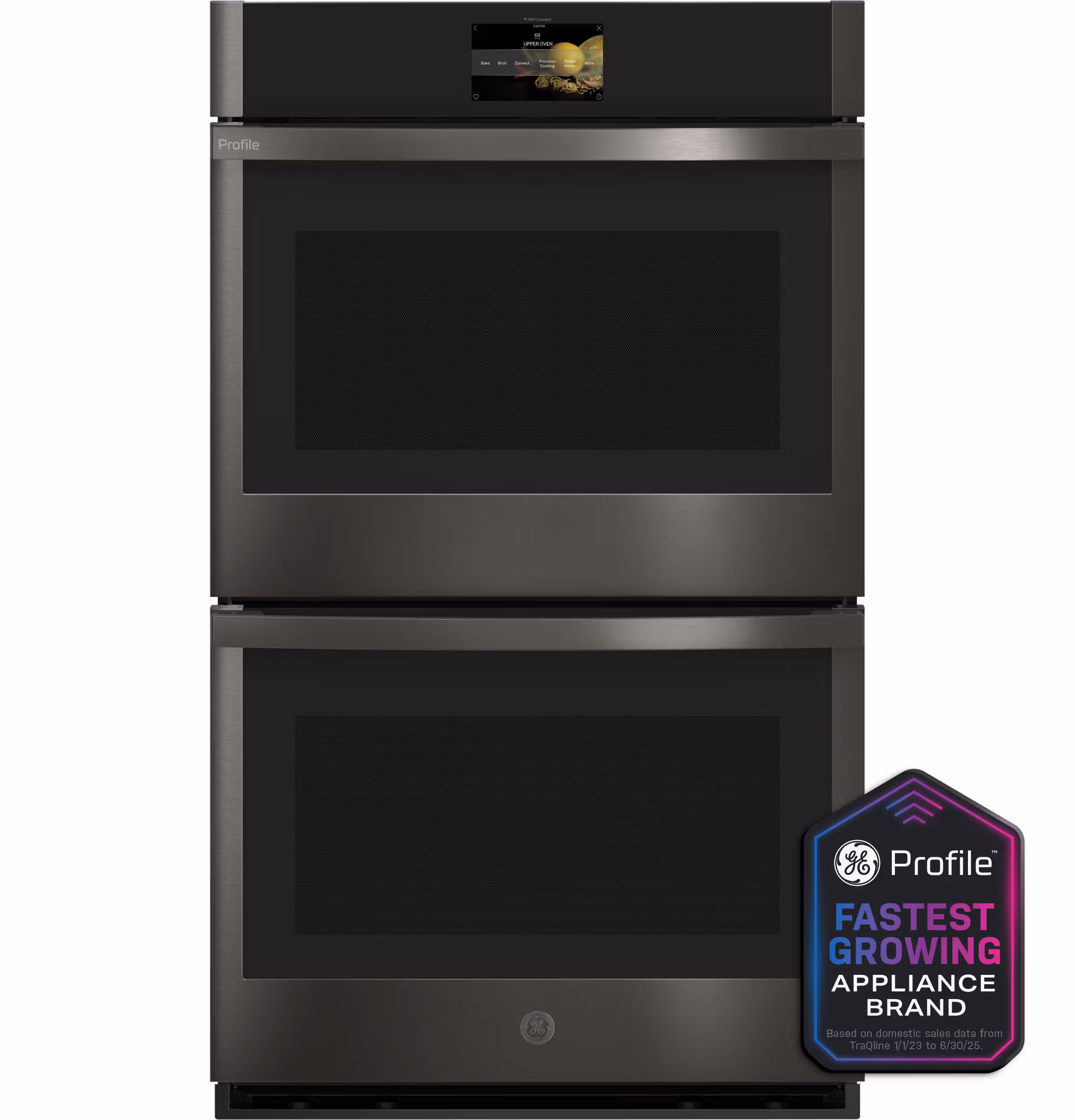 GE Profile(TM) 30" Smart Built-In Convection Double Wall Oven with No Preheat Air Fry and Precision Cooking